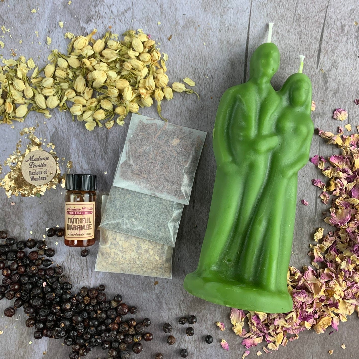 Happy Marriage Candle Spell Kit - Northern Magick Supplies