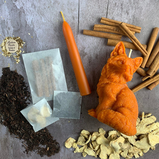 Fast Fox Candle Spell Kit - Northern Magick Supplies