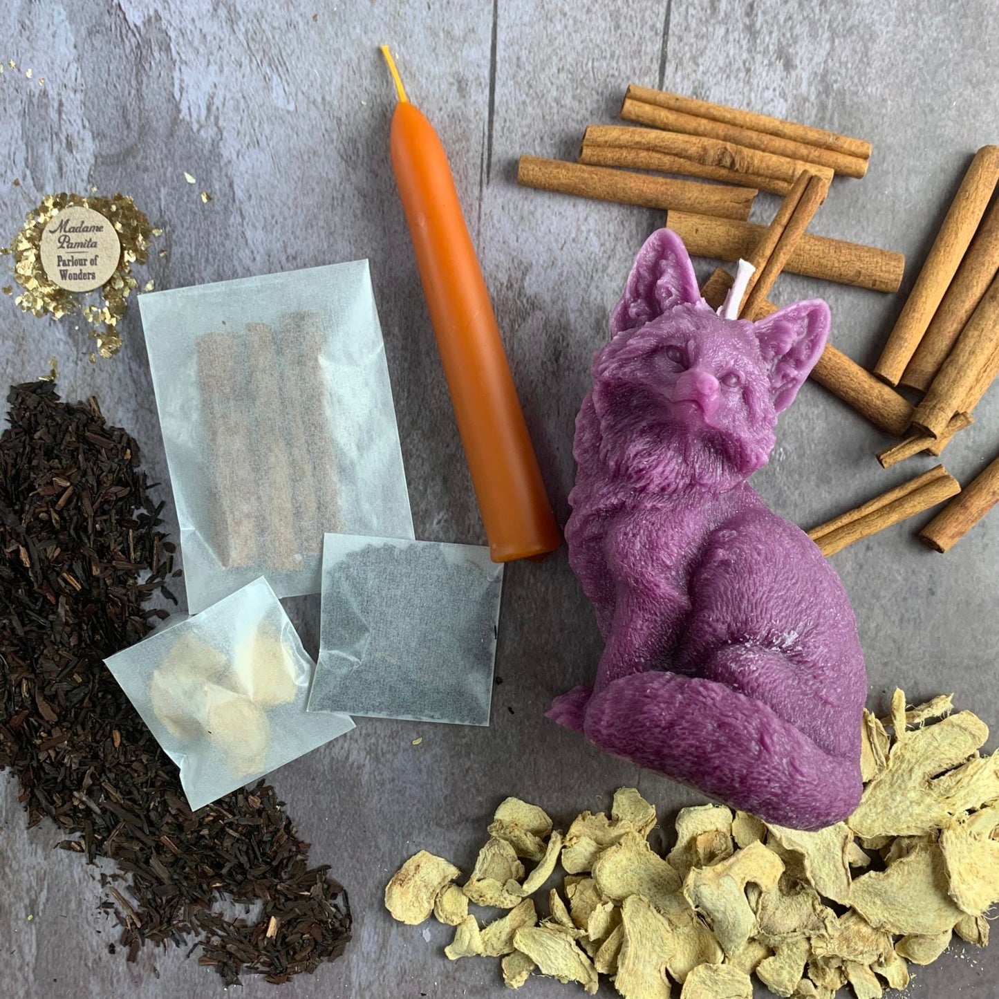 Fast Fox Candle Spell Kit - Northern Magick Supplies