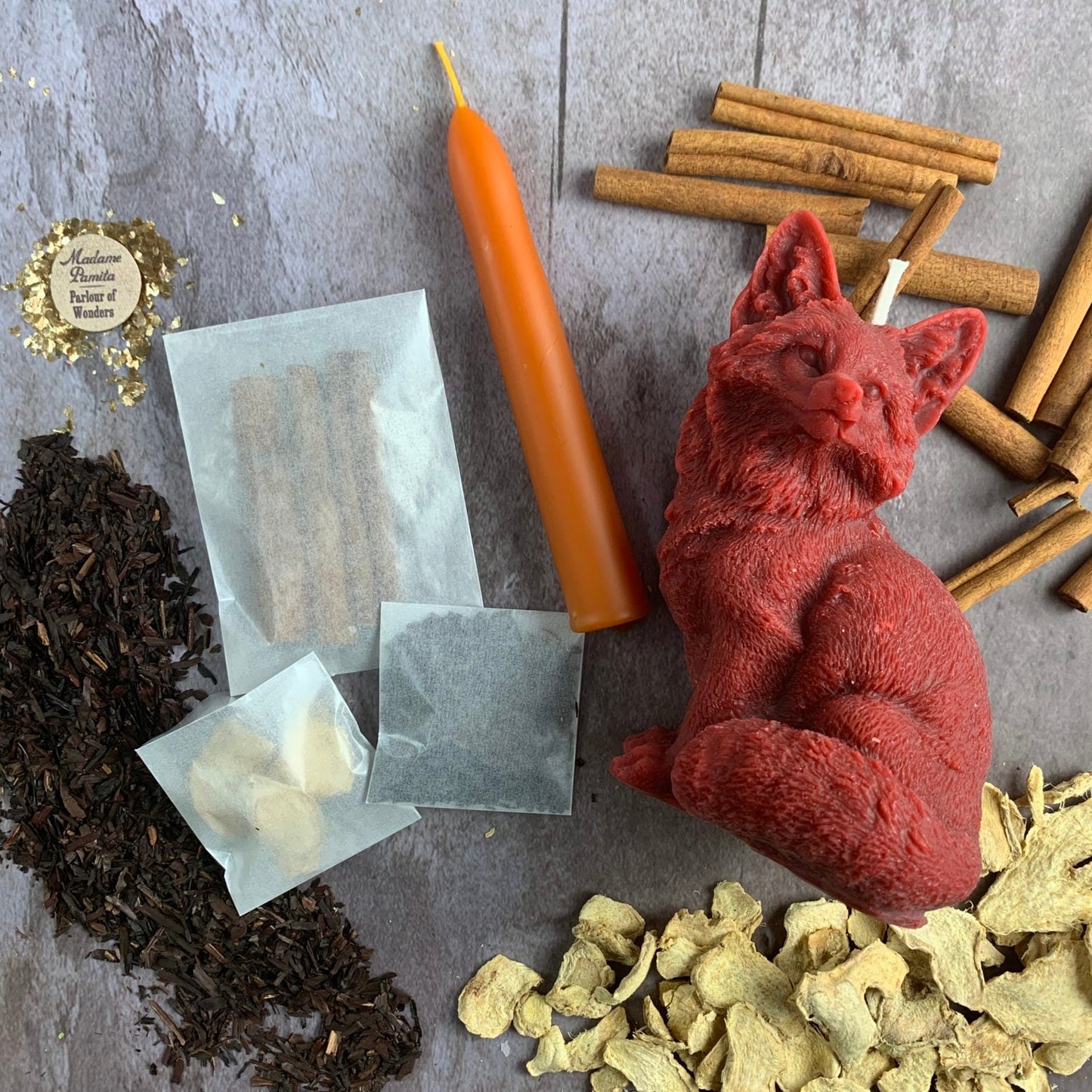 Fast Fox Candle Spell Kit - Northern Magick Supplies