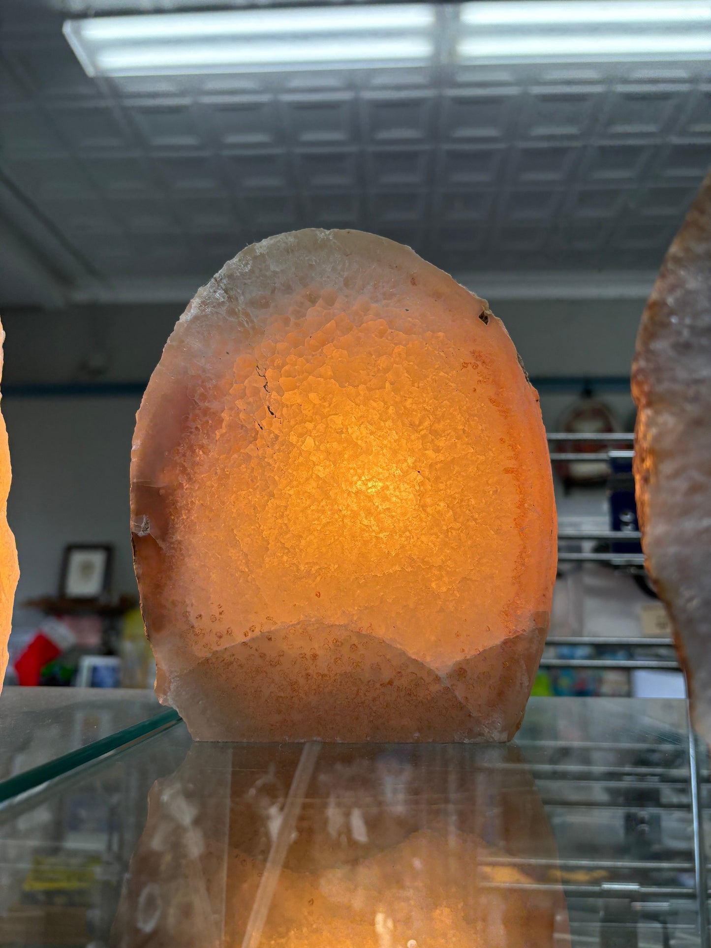 Geode Lamp (7"H)