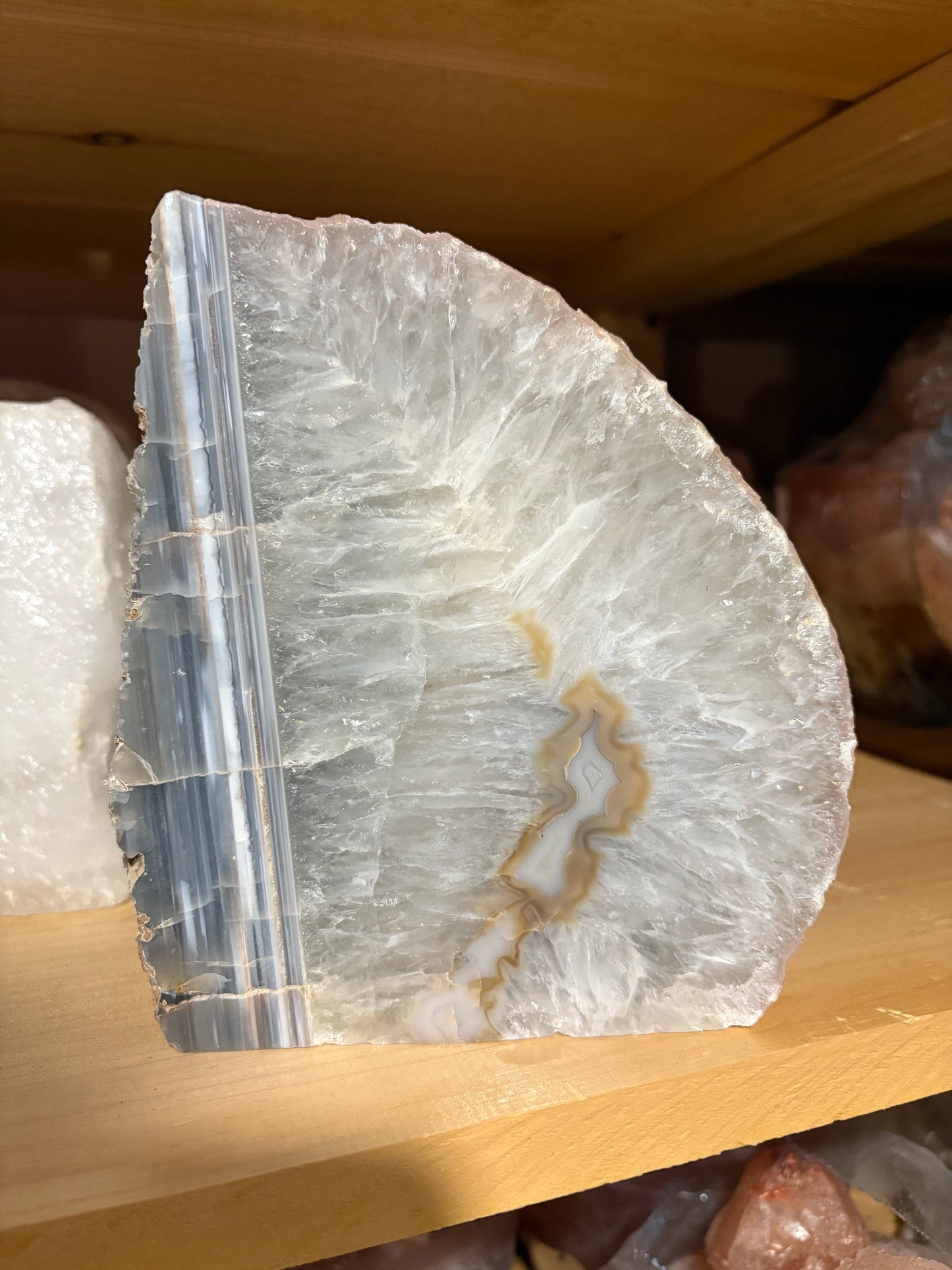 Geode Lamp (7"H)