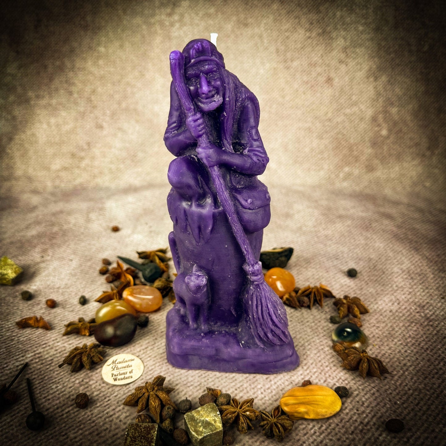 Beeswax Baba Yaga Spell Candle - Northern Magick Supplies