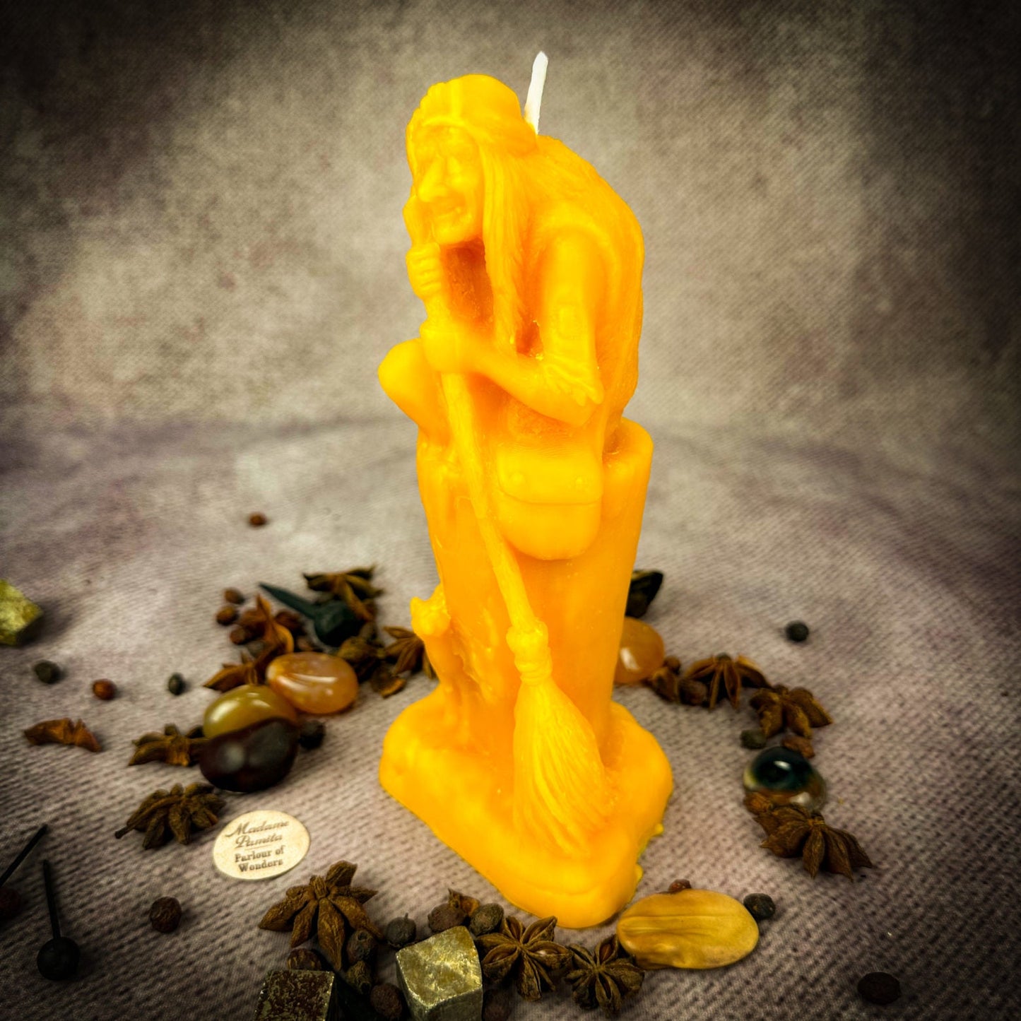 Beeswax Baba Yaga Spell Candle - Northern Magick Supplies