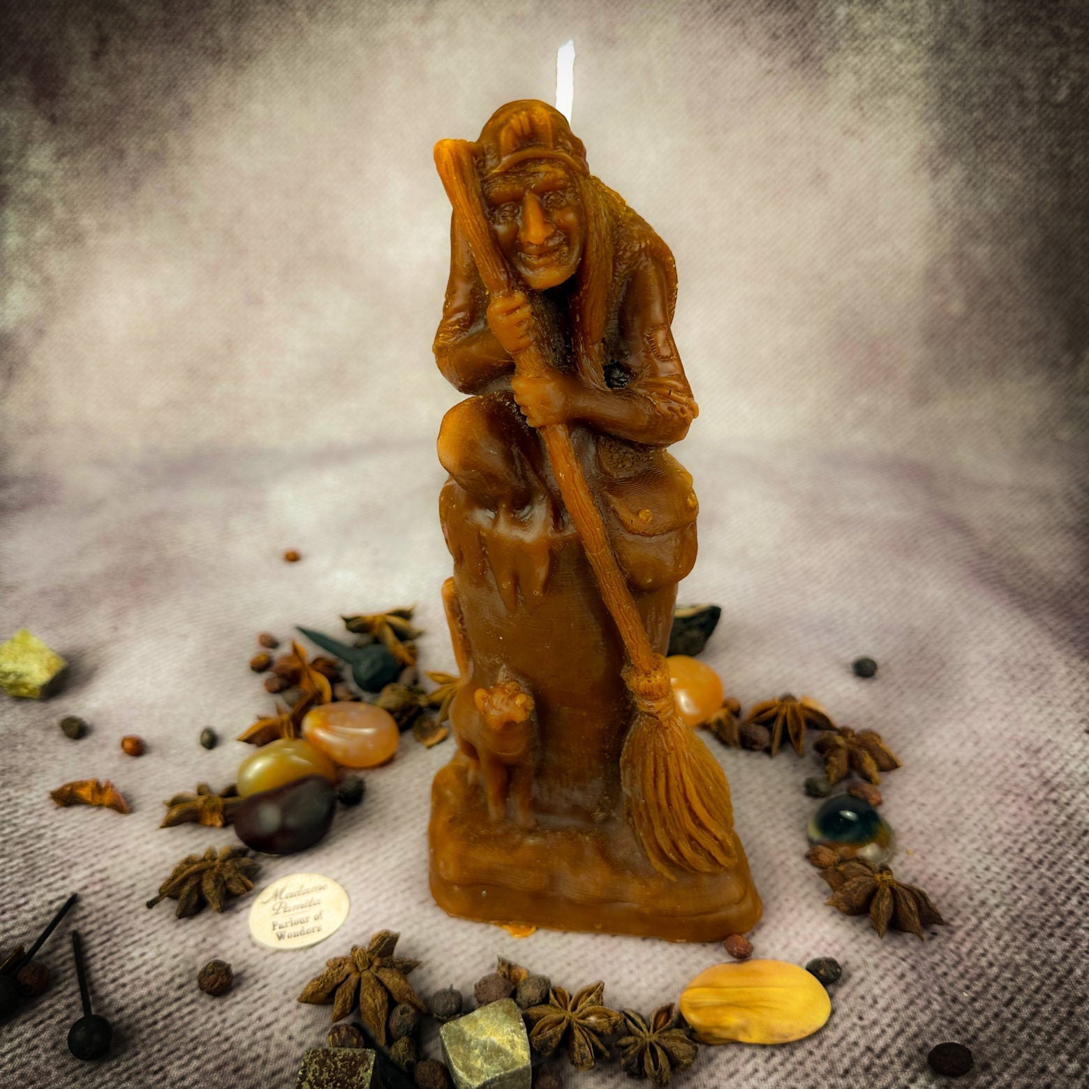 Beeswax Baba Yaga Spell Candle - Northern Magick Supplies