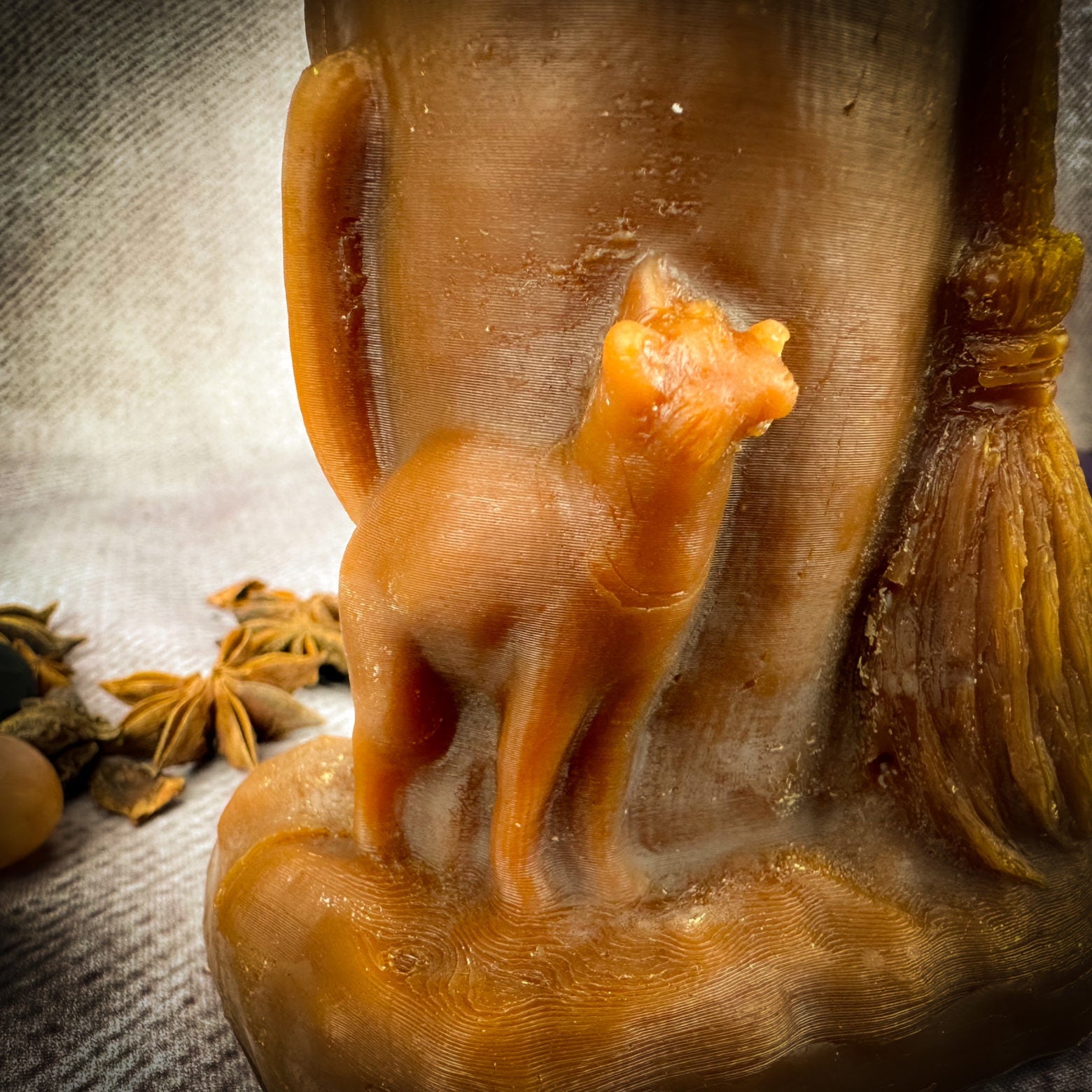 Beeswax Baba Yaga Spell Candle - Northern Magick Supplies