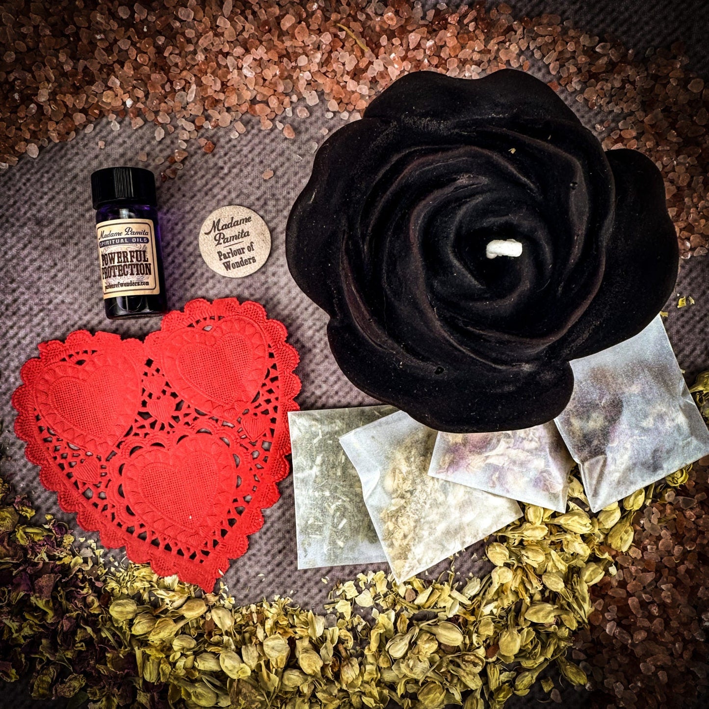 Rose Romance Candle Spell Kit - Northern Magick Supplies