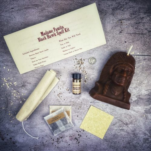 Black Hawk Justice Candle Spell Kit - Northern Magick Supplies