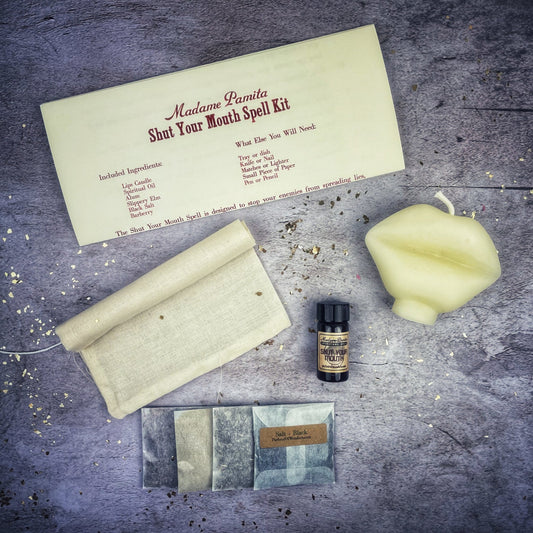 Shut Your Mouth Spell Kit - Northern Magick Supplies