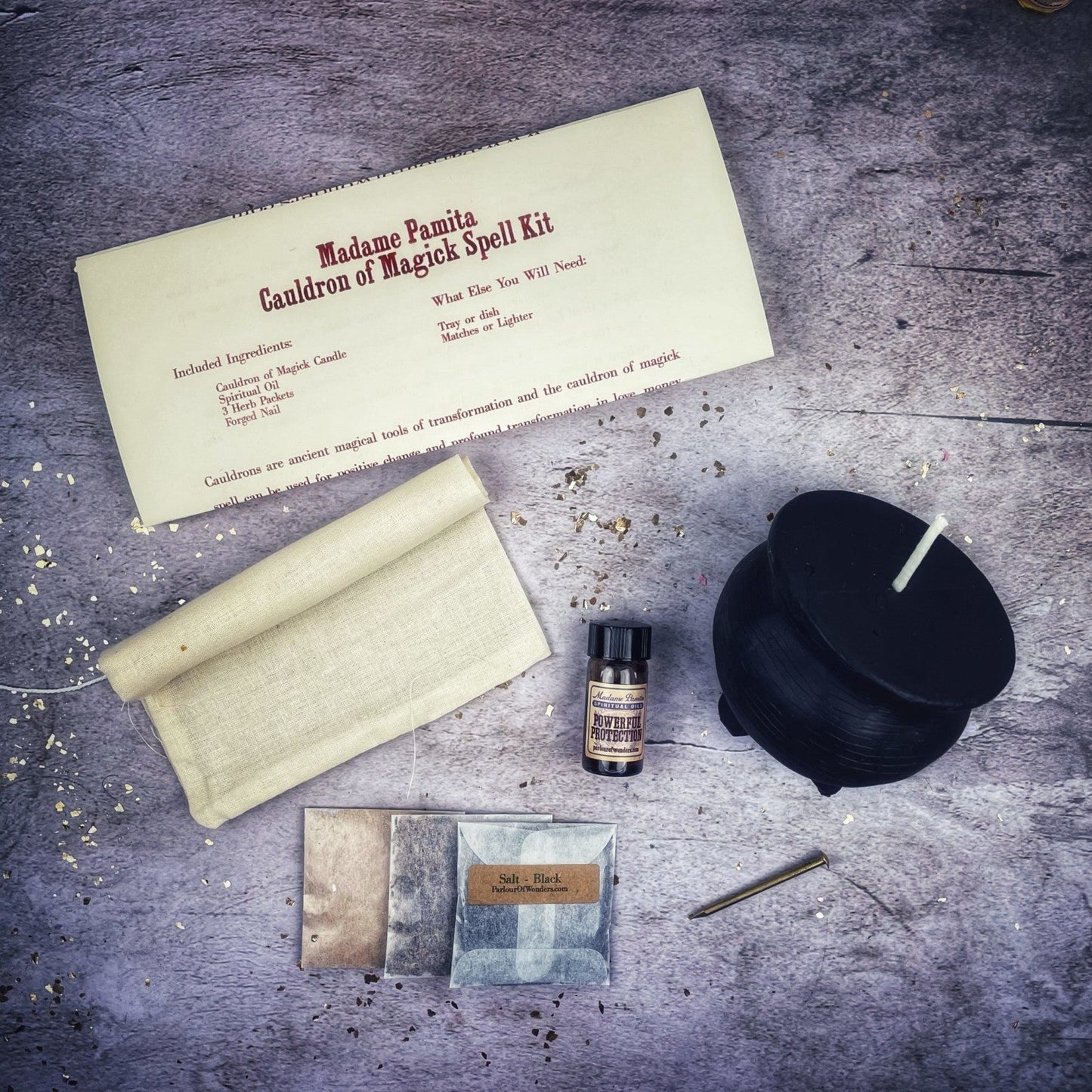Cauldron of Magick Candle Spell Kit - Northern Magick Supplies
