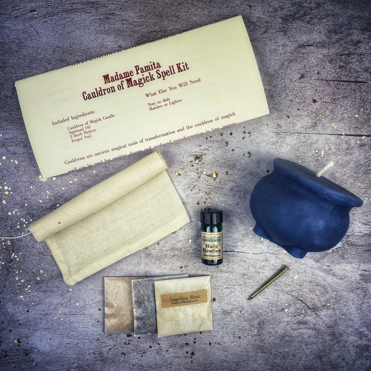 Cauldron of Magick Candle Spell Kit - Northern Magick Supplies