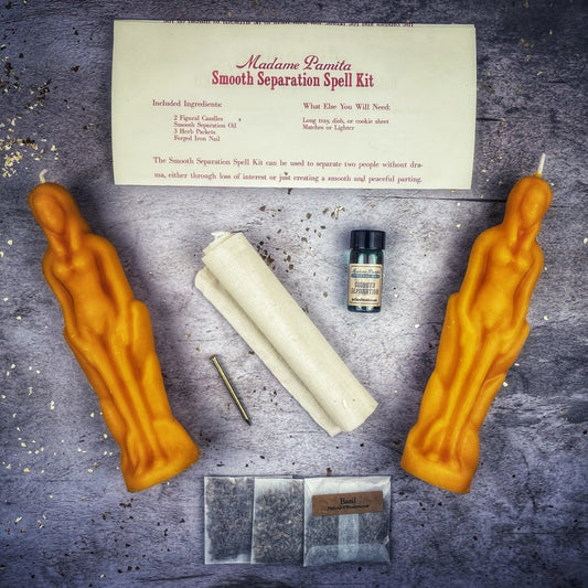 Smooth Separation Candle Spell Kit - Female/Female - Northern Magick Supplies