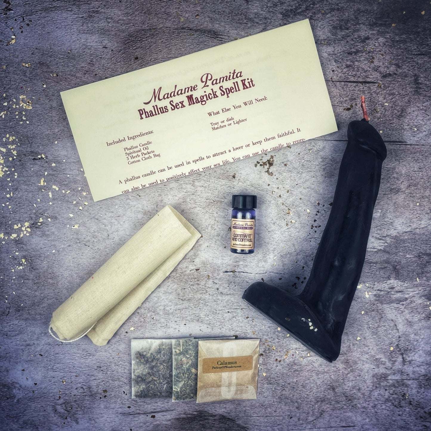 Phallus Sex Magick Candle Spell Kit - Northern Magick Supplies