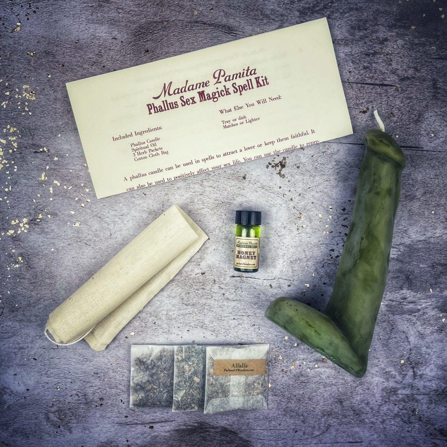 Phallus Sex Magick Candle Spell Kit - Northern Magick Supplies