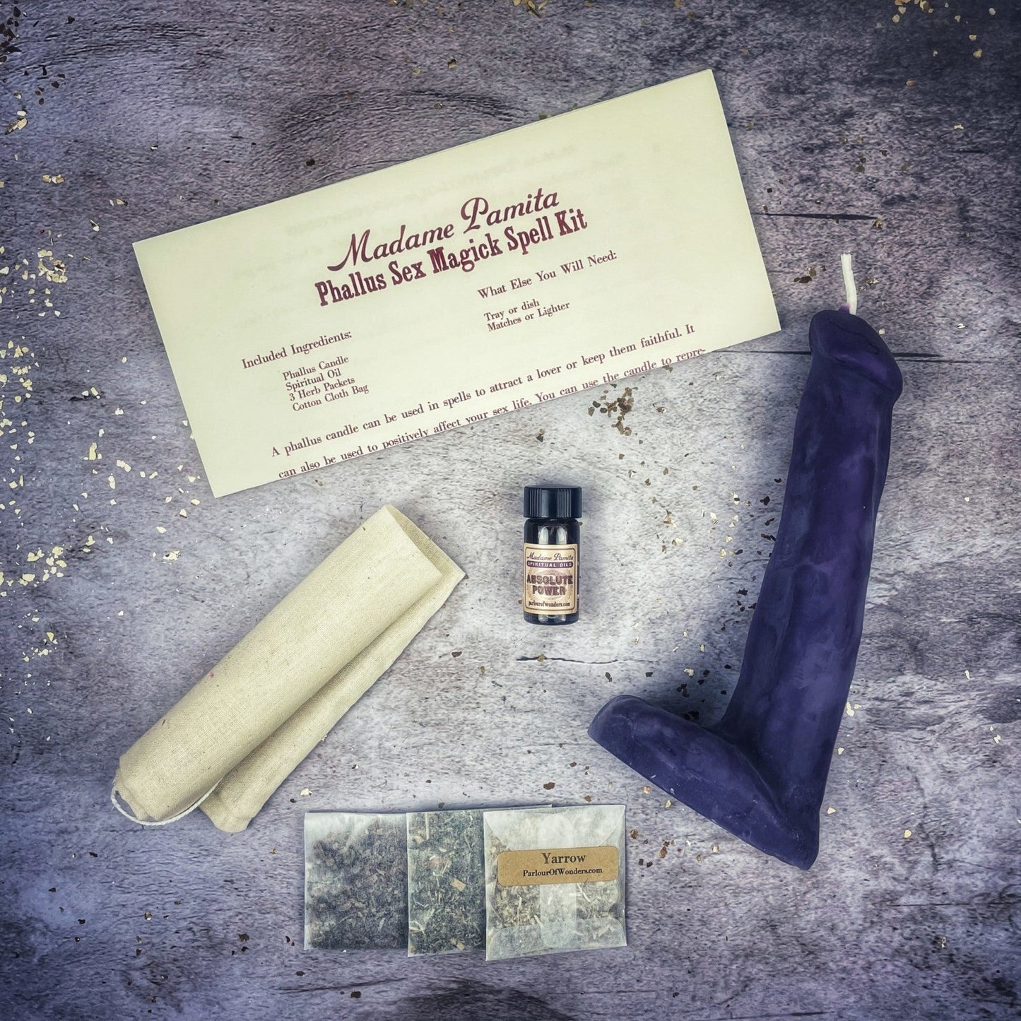 Phallus Sex Magick Candle Spell Kit - Northern Magick Supplies