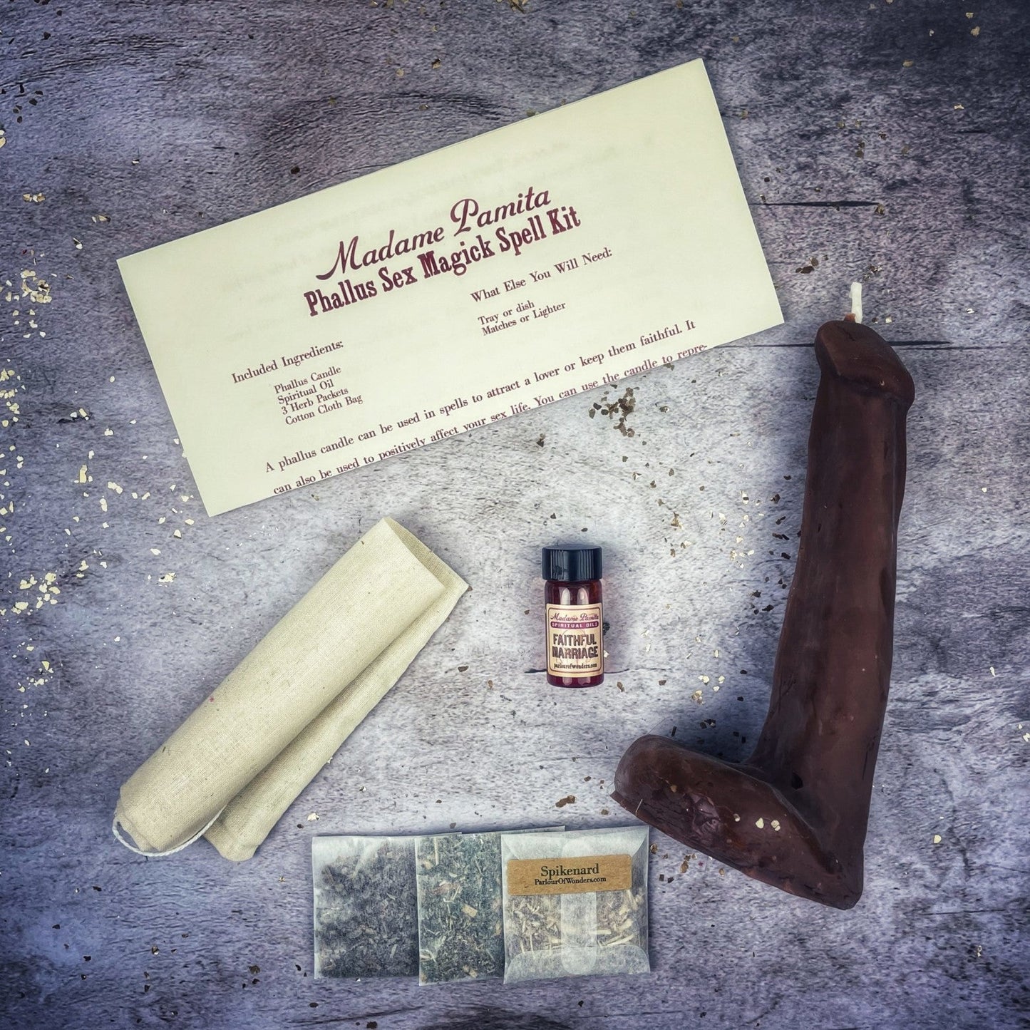 Phallus Sex Magick Candle Spell Kit - Northern Magick Supplies