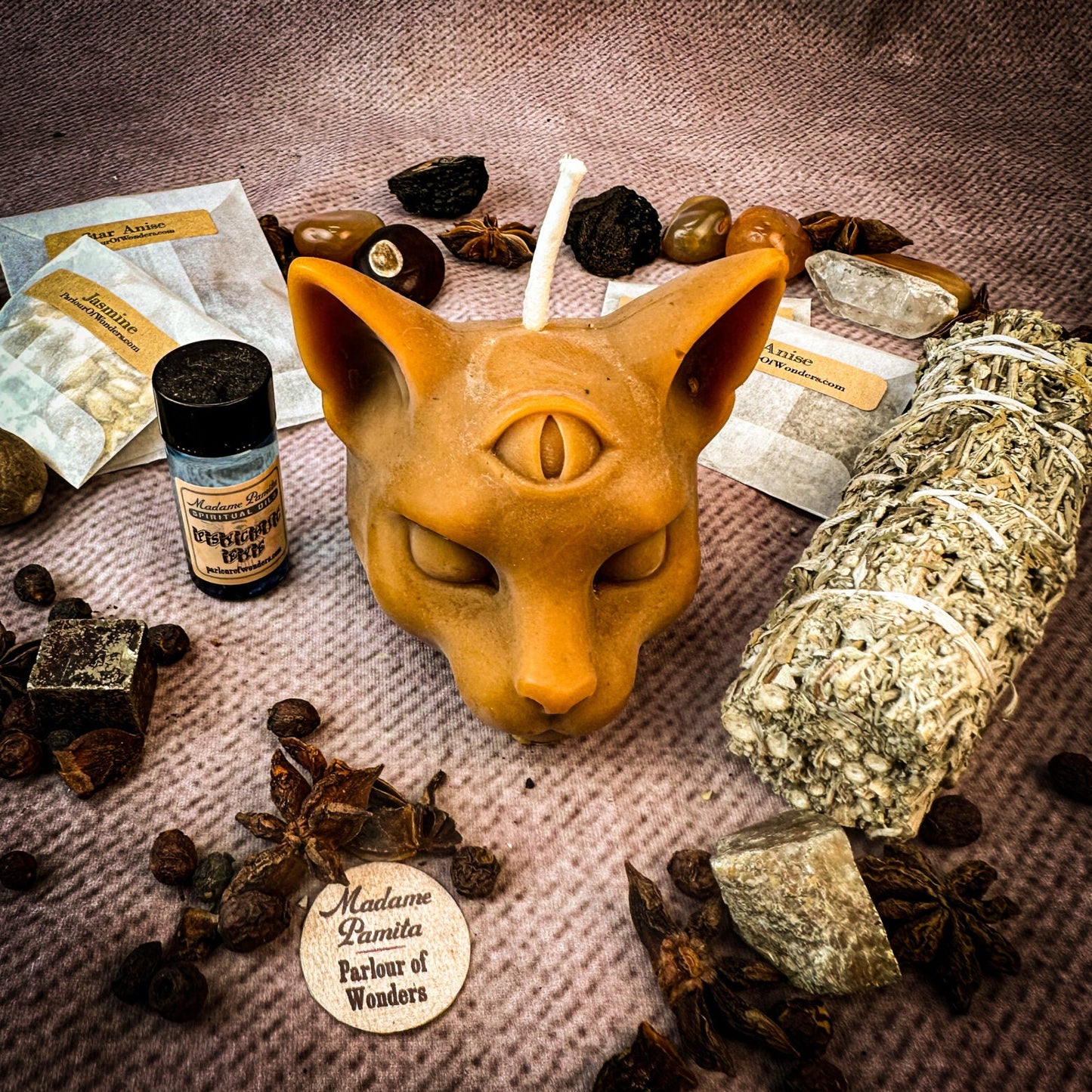 Psychic Eye Candle Spell Kit - Northern Magick Supplies