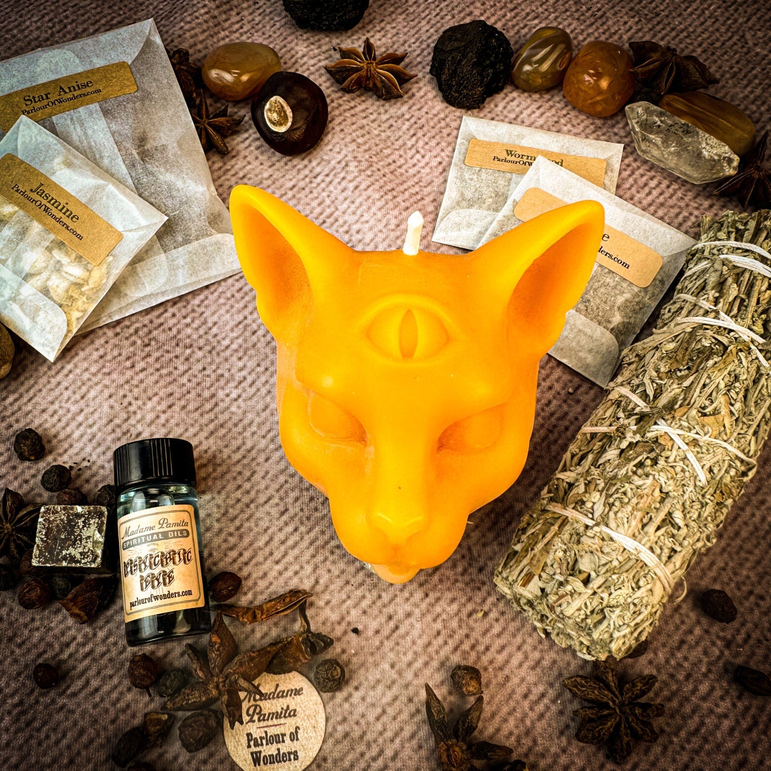 Psychic Eye Candle Spell Kit - Northern Magick Supplies