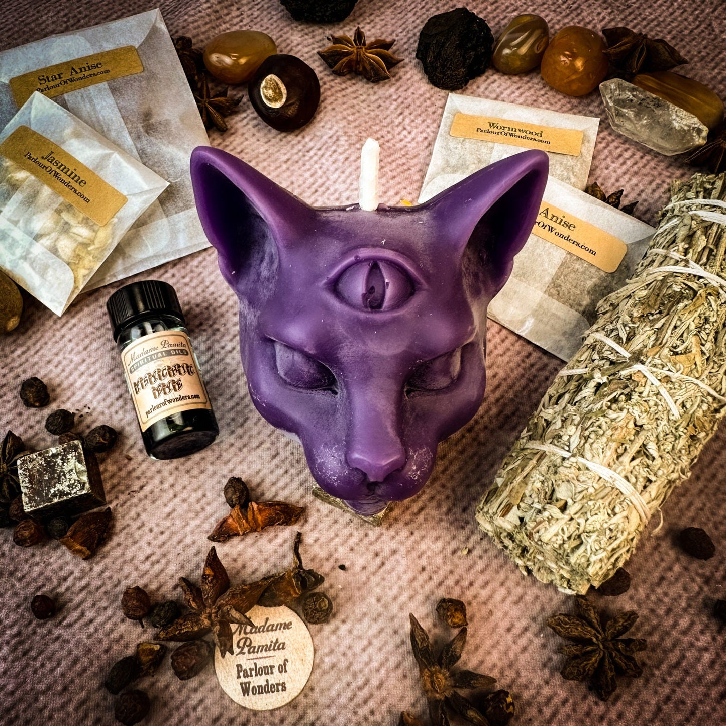 Psychic Eye Candle Spell Kit - Northern Magick Supplies