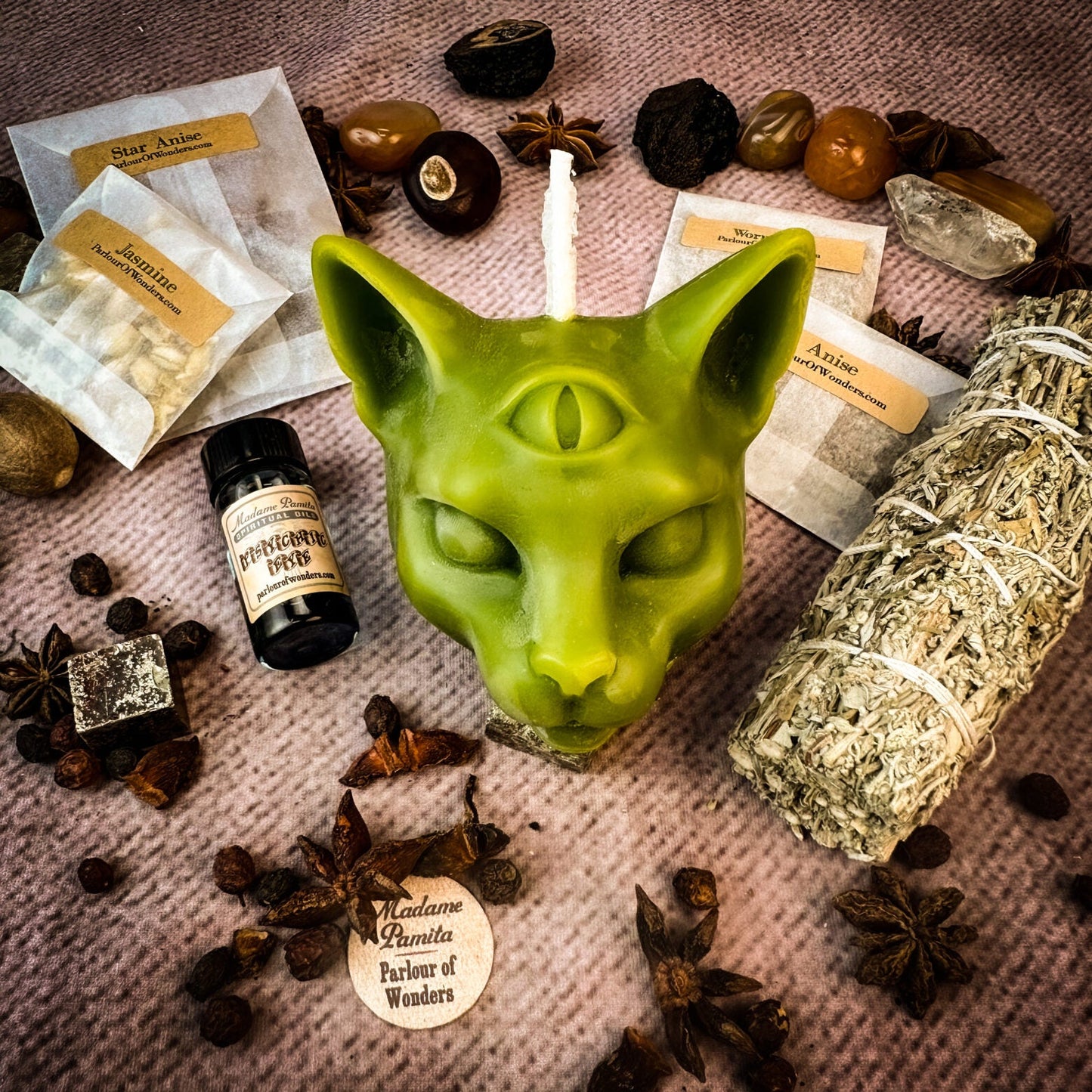 Psychic Eye Candle Spell Kit - Northern Magick Supplies
