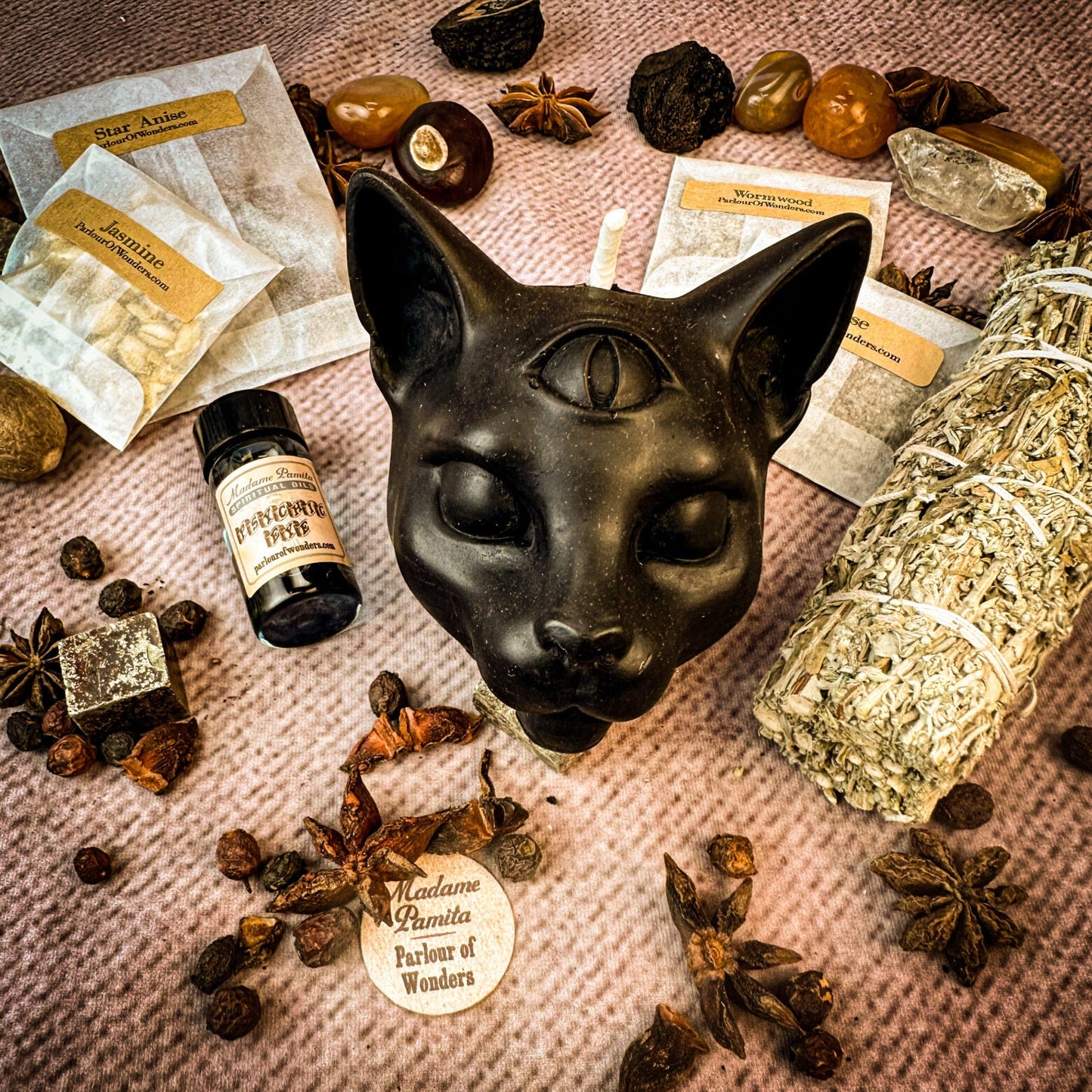 Psychic Eye Candle Spell Kit - Northern Magick Supplies