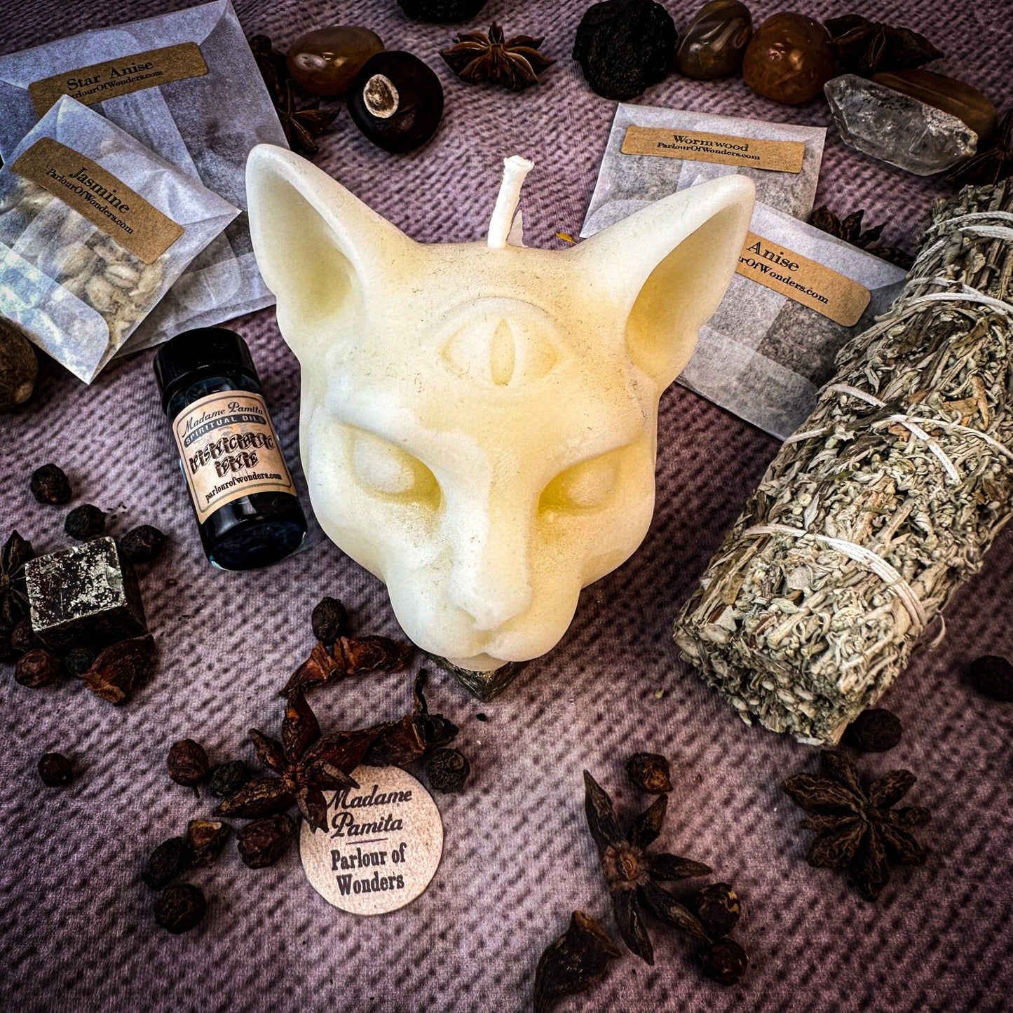 Psychic Eye Candle Spell Kit - Northern Magick Supplies