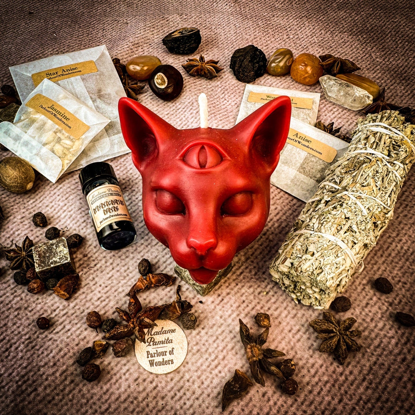 Psychic Eye Candle Spell Kit - Northern Magick Supplies