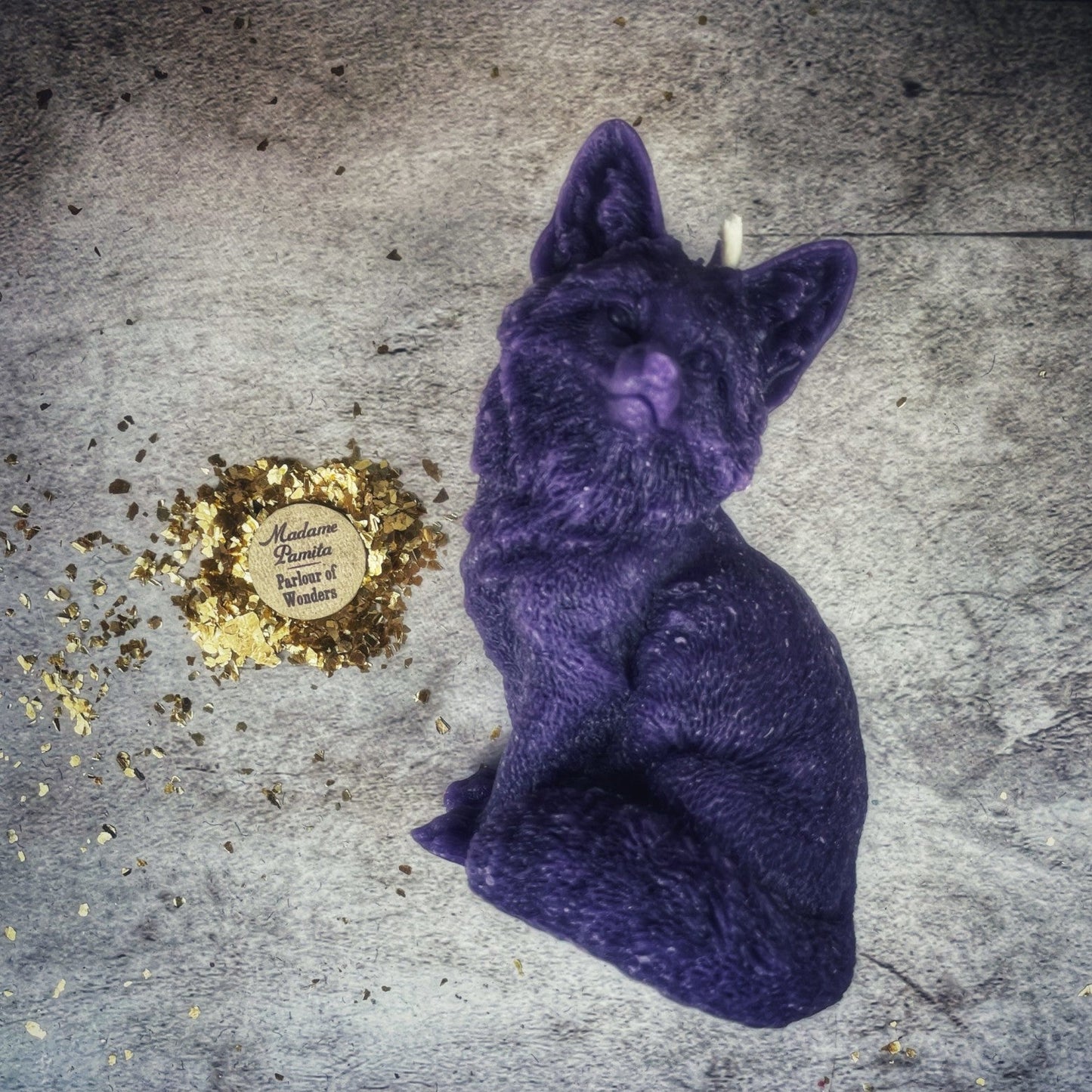 Beeswax Fast Fox Spell Candle - Quick Results & Cunning Magic