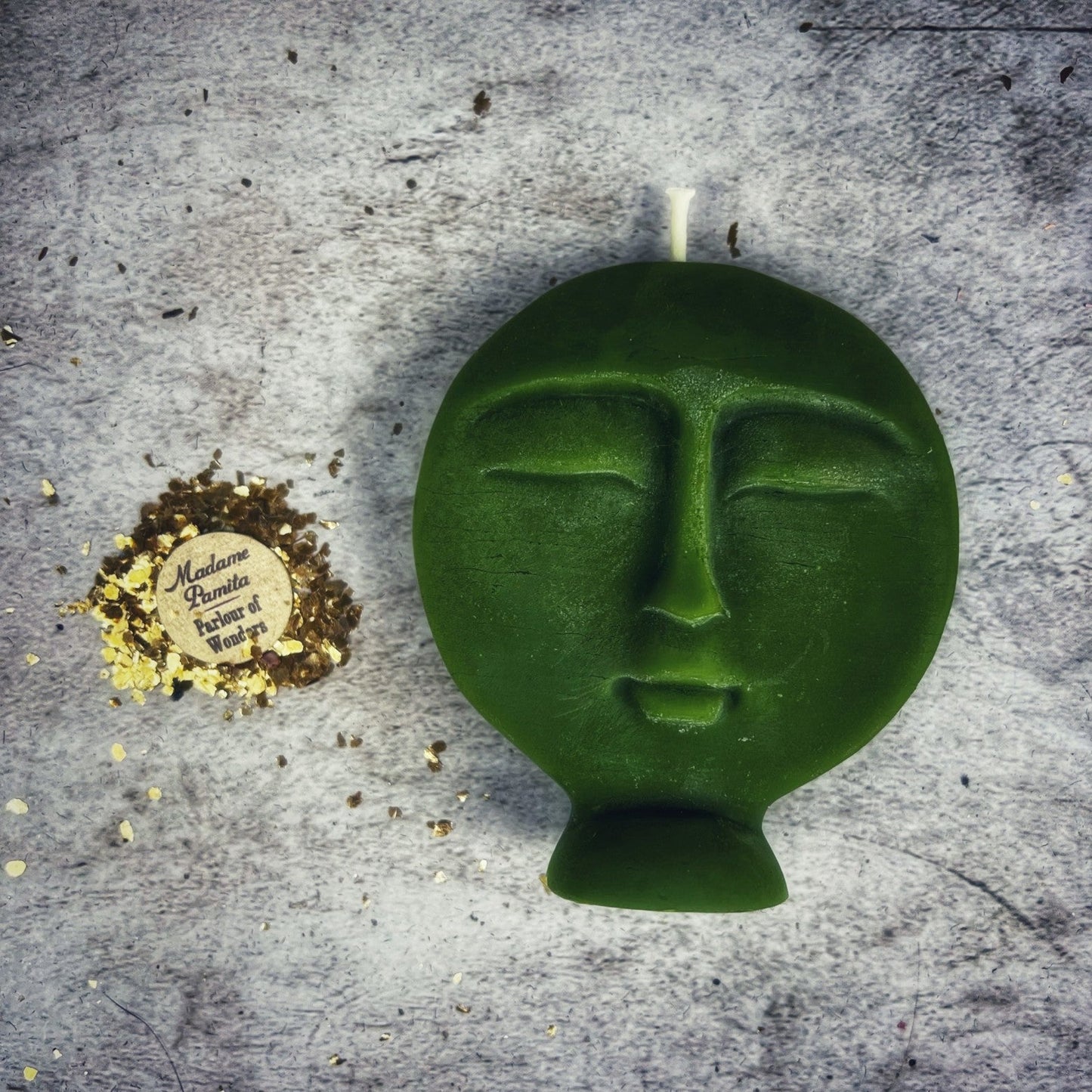 Beeswax Ancestor Spirit Spell Candle - Northern Magick Supplies