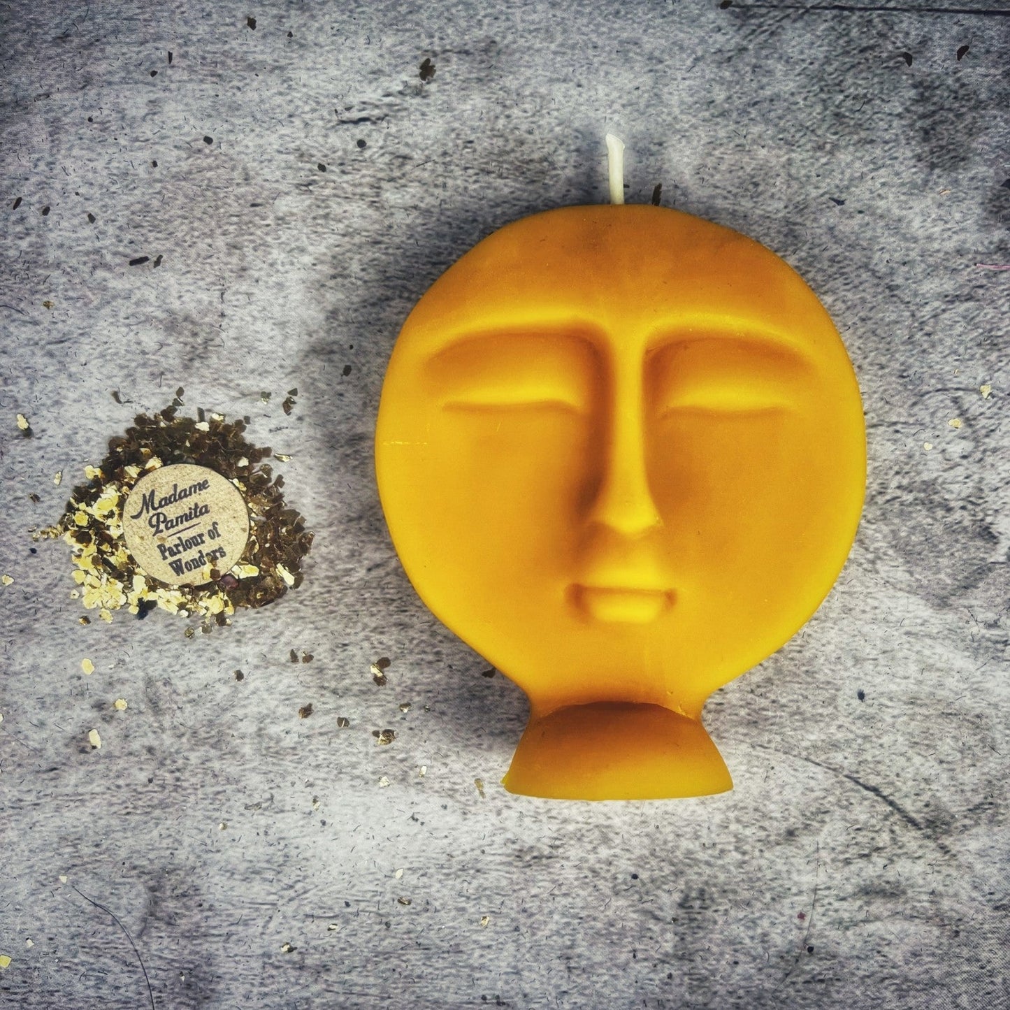 Beeswax Ancestor Spirit Spell Candle - Northern Magick Supplies