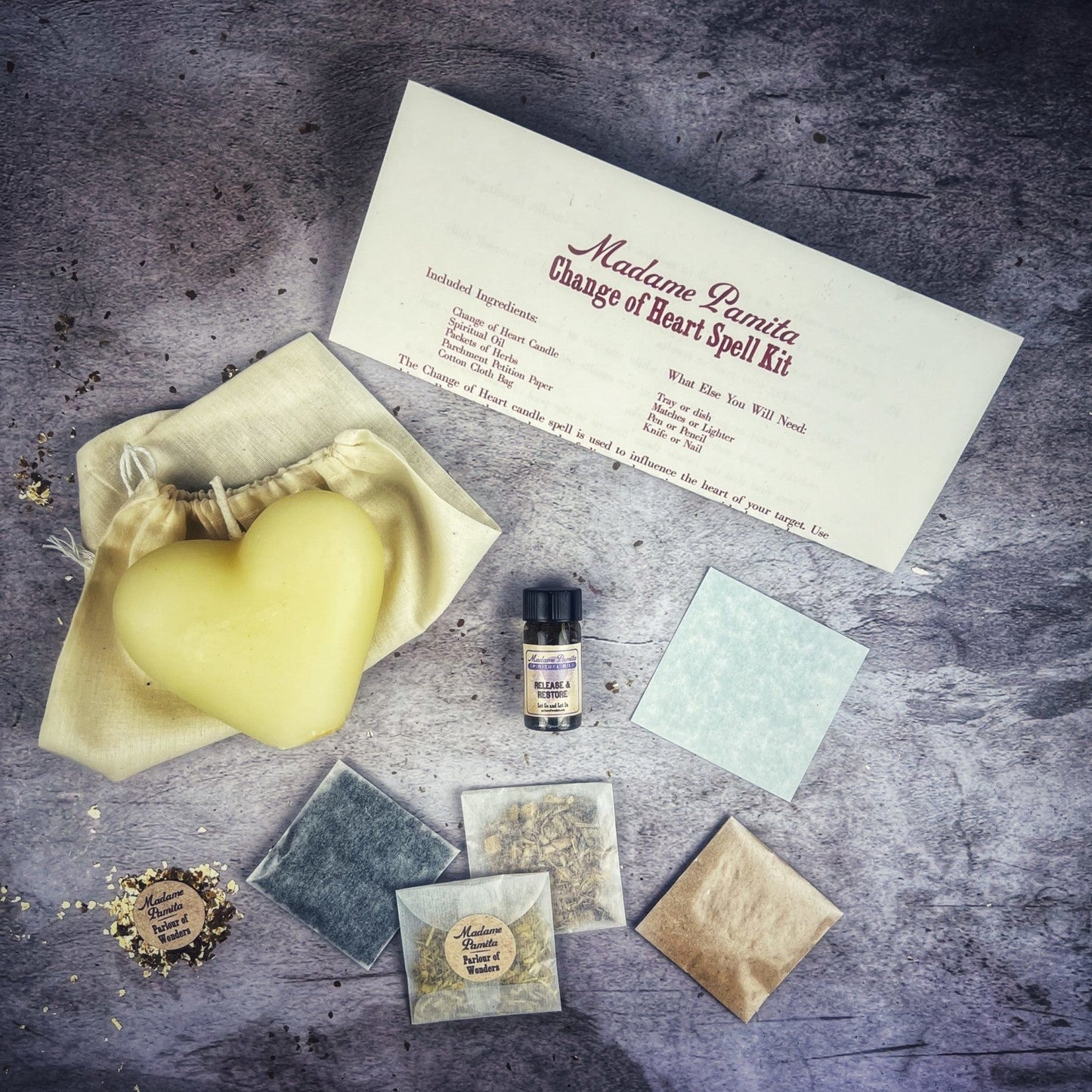 Change of Heart Candle Spell Kit - Northern Magick Supplies