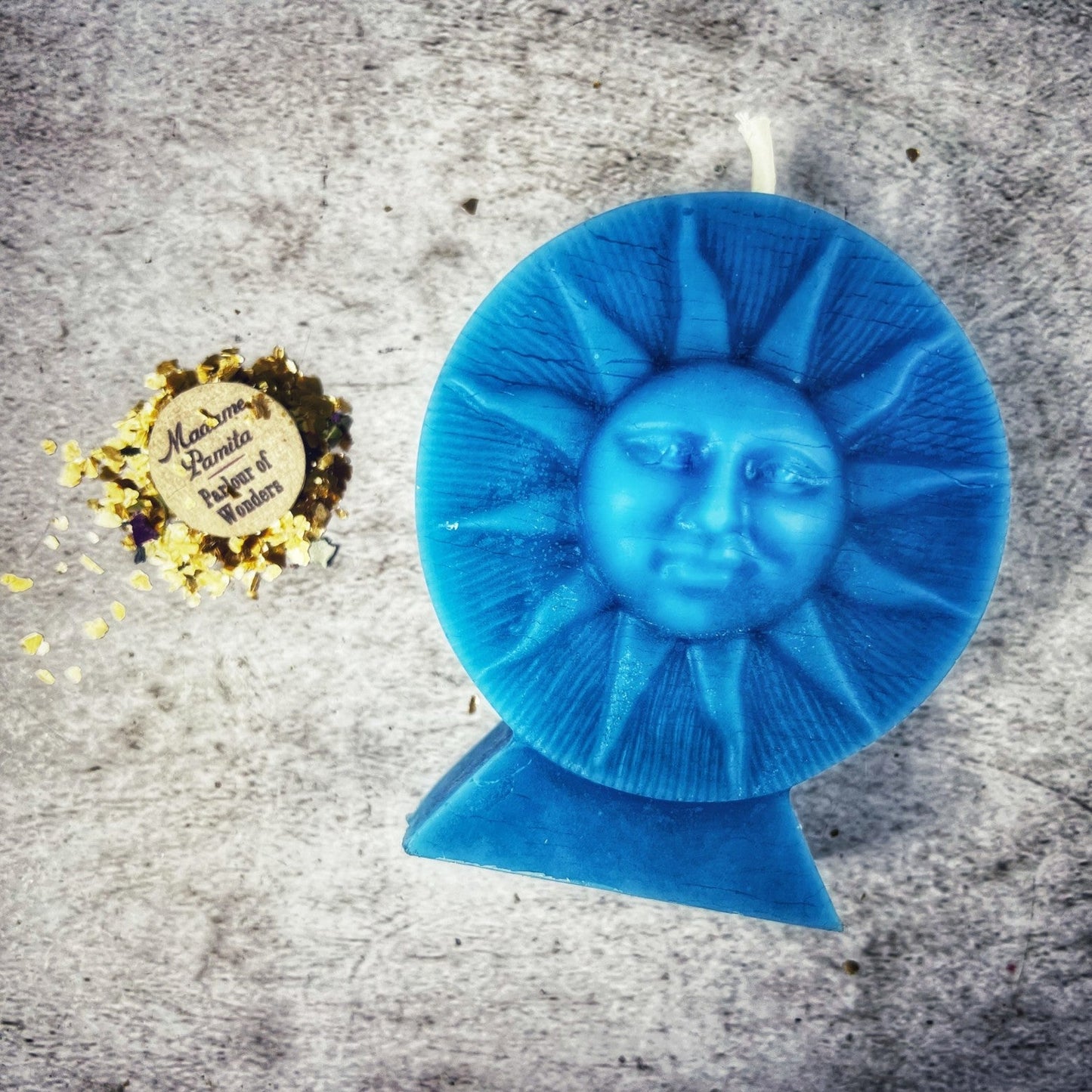 Beeswax Shining Sun Spell Candle - Northern Magick Supplies