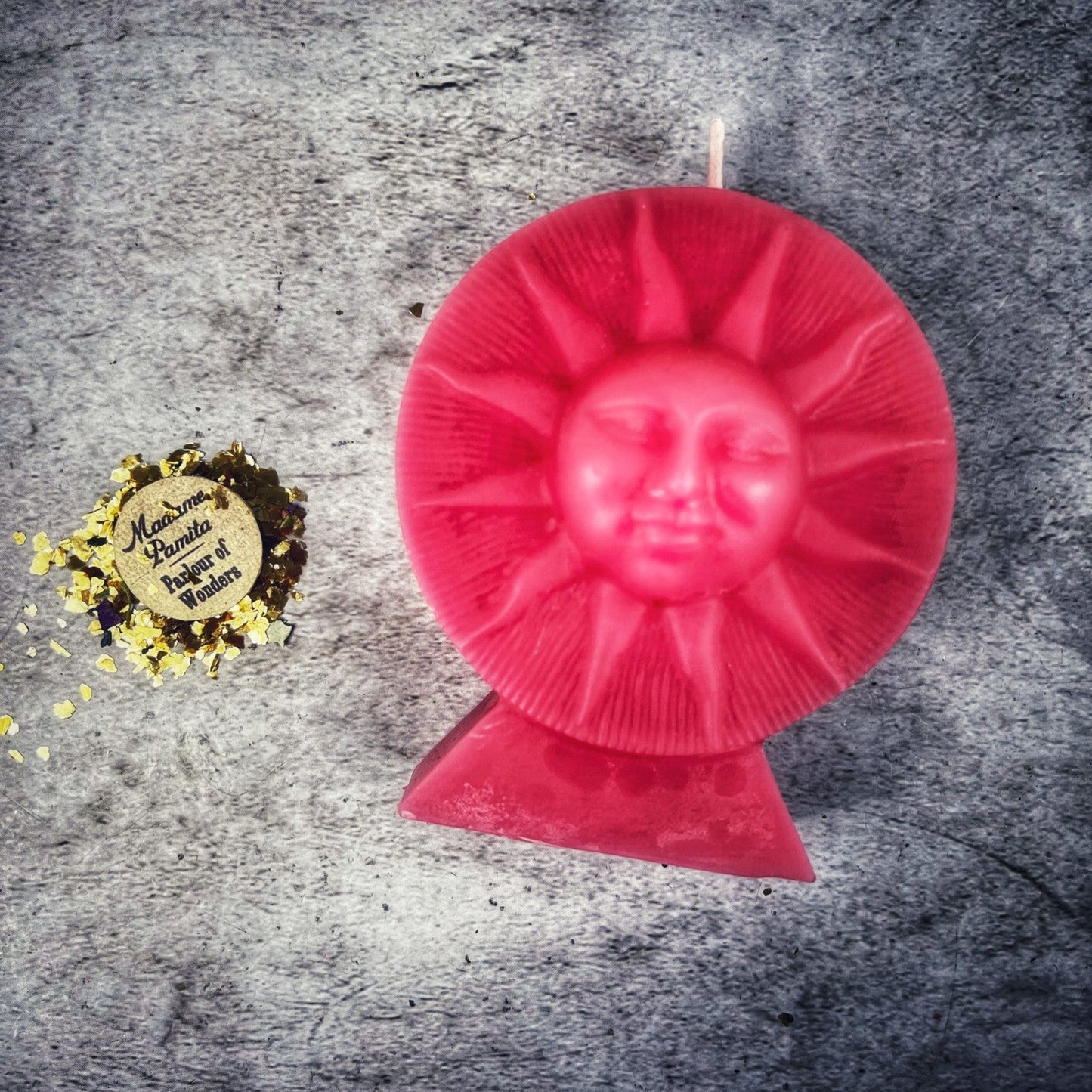 Beeswax Shining Sun Spell Candle - Northern Magick Supplies