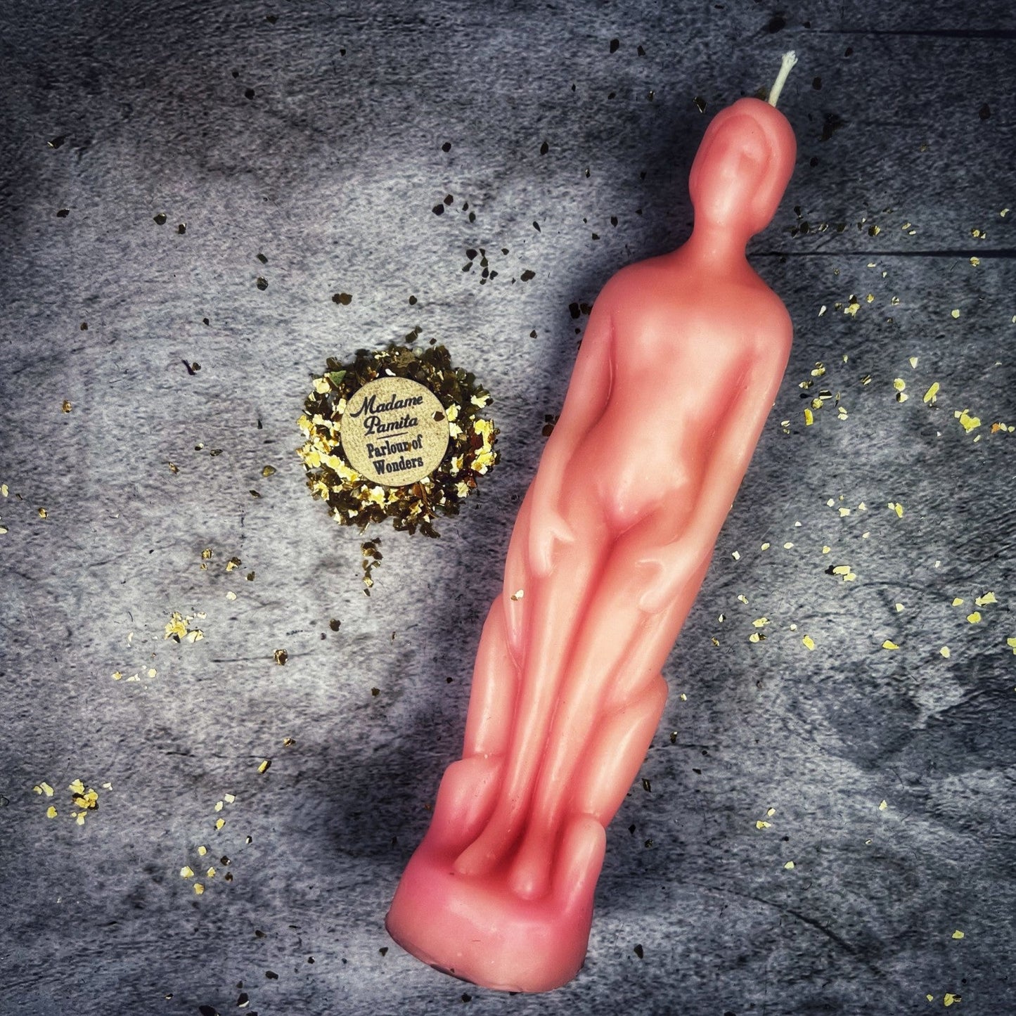 Beeswax Human Figural Spell Candle - Personal Empowerment & Intention Magic - Northern Magick Supplies