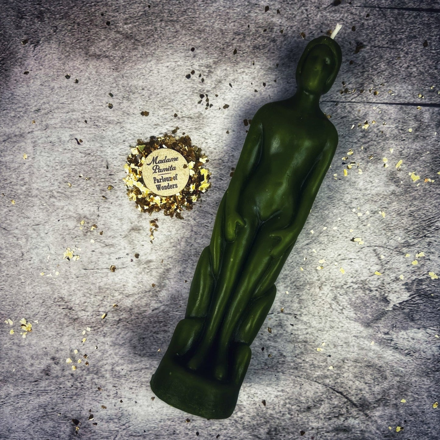 Beeswax Human Figural Spell Candle - Personal Empowerment & Intention Magic - Northern Magick Supplies