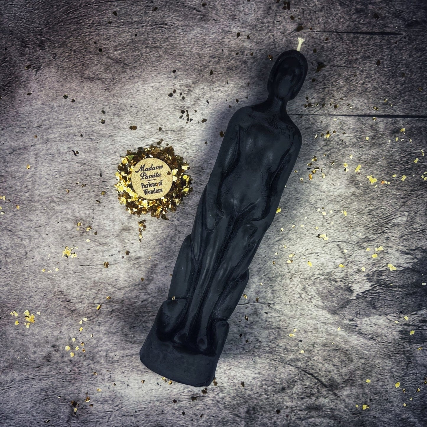 Beeswax Human Figural Spell Candle - Personal Empowerment & Intention Magic - Northern Magick Supplies