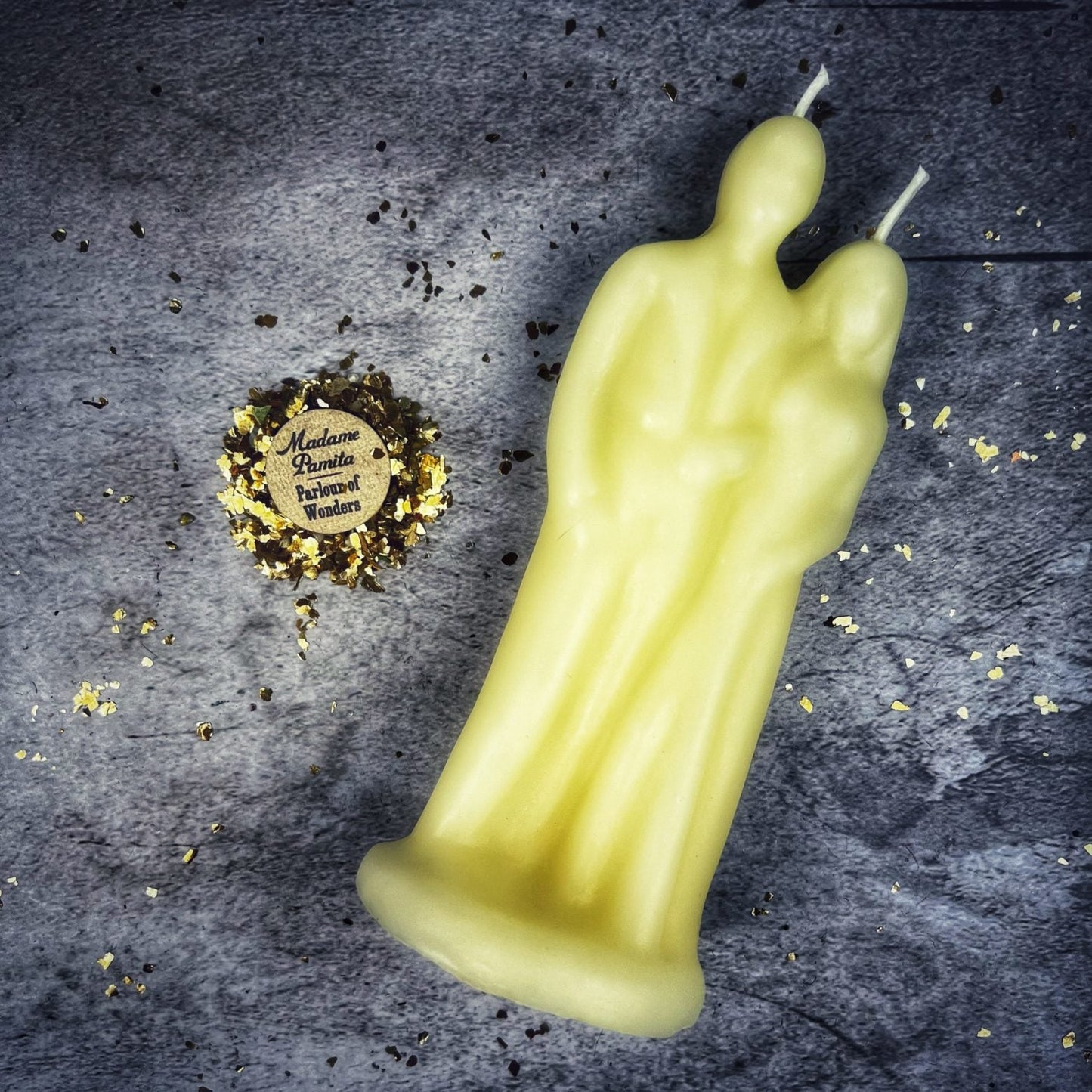 Beeswax Happy Marriage Spell Candle - Northern Magick Supplies