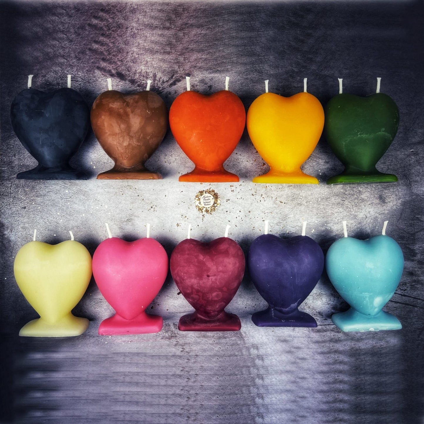 Beeswax Twin Flame Love Spell Candle - Northern Magick Supplies