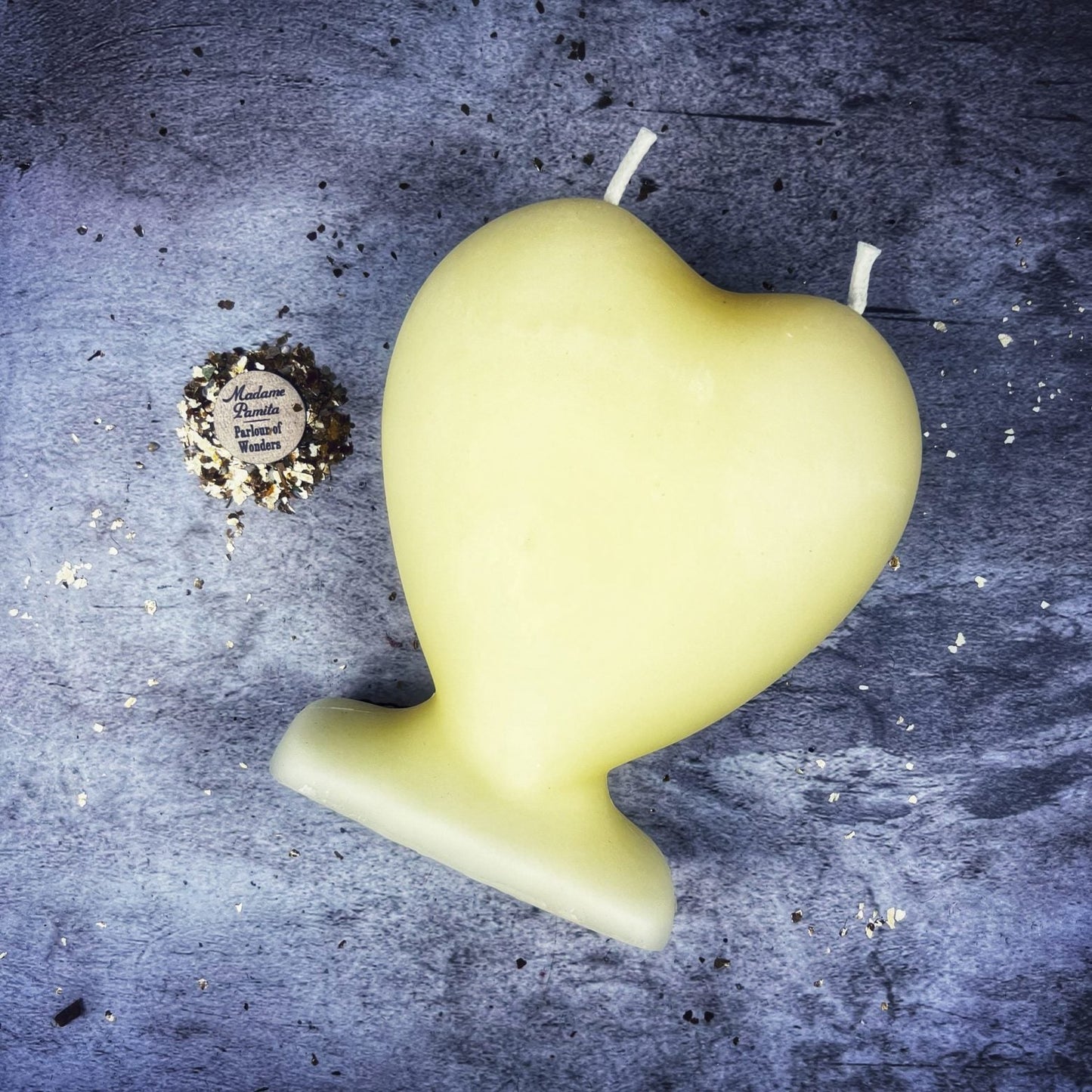 Beeswax Twin Flame Love Spell Candle - Northern Magick Supplies