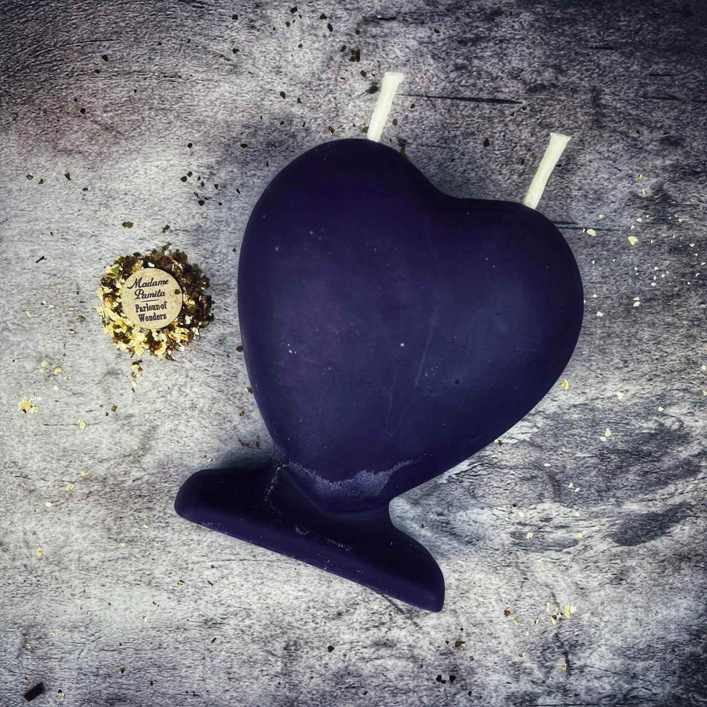 Beeswax Twin Flame Love Spell Candle - Soul Mate & True Love Magic - Northern Magick Supplies