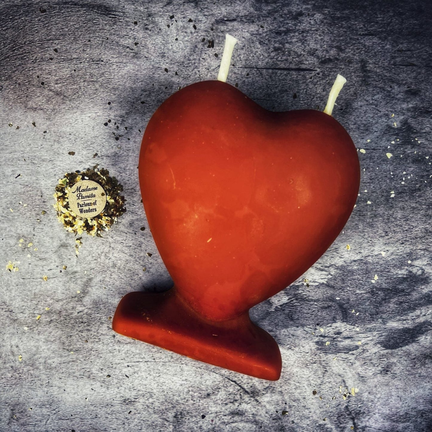 Beeswax Twin Flame Love Spell Candle - Soul Mate & True Love Magic - Northern Magick Supplies