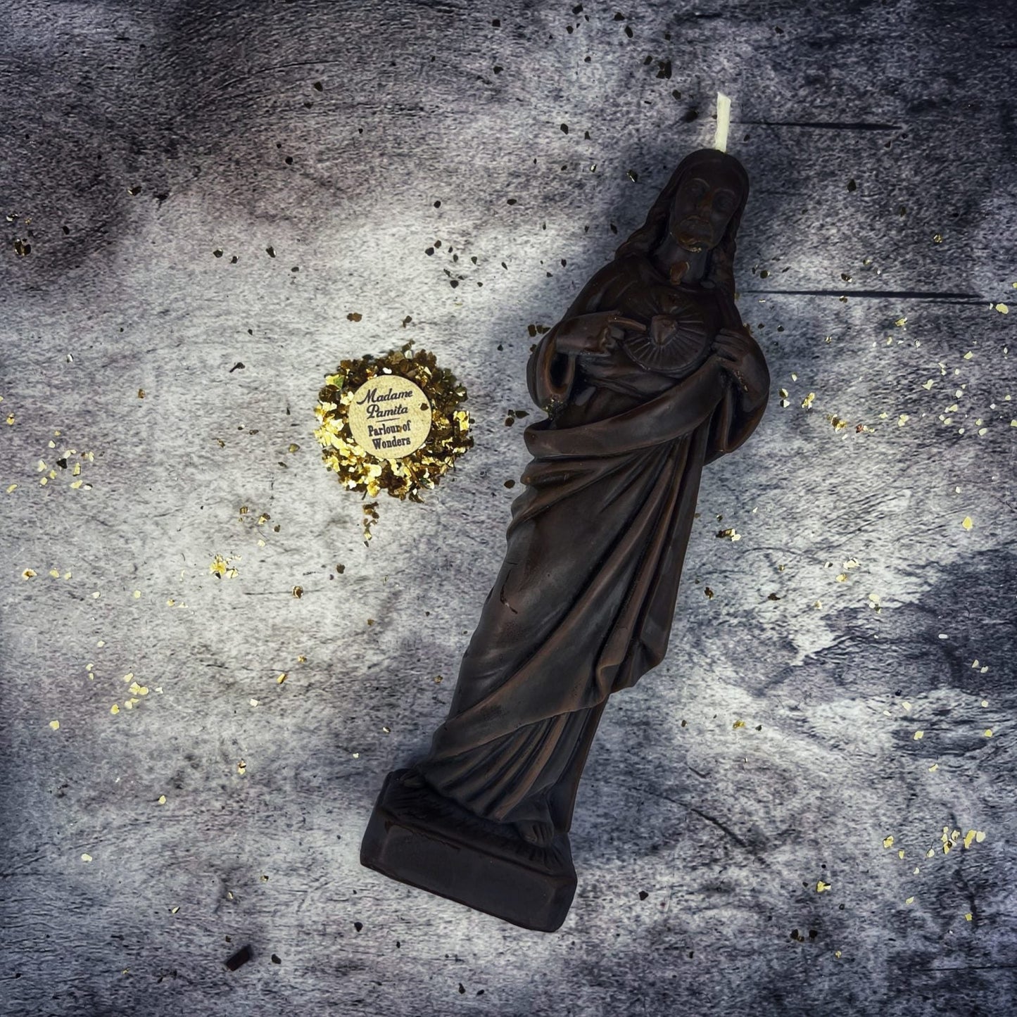 Beeswax Sacred Heart of Jesus Spell Candle - Divine Love & Miracles - Northern Magick Supplies