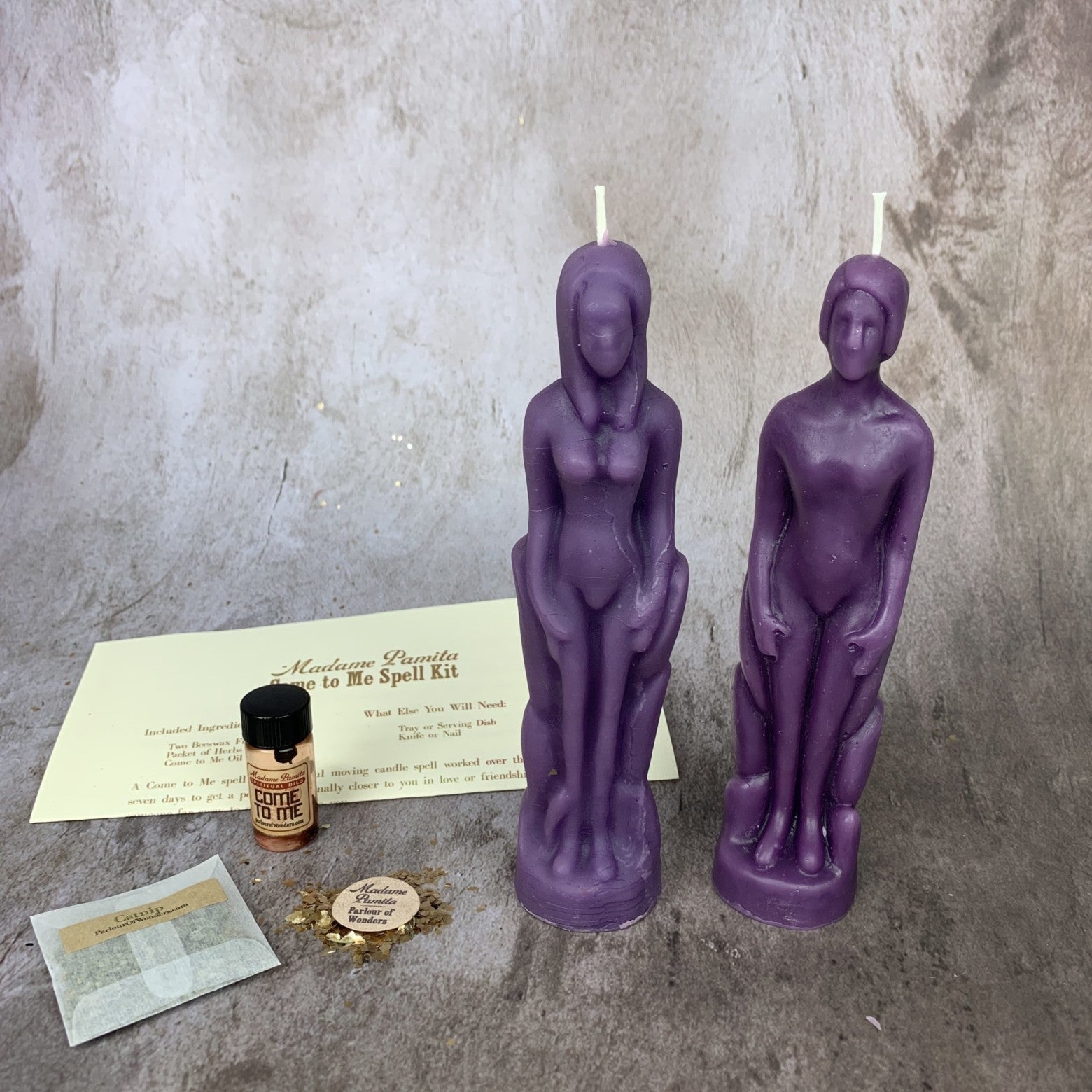 Come to Me Candle Spell Kit Human/Female - Northern Magick Supplies
