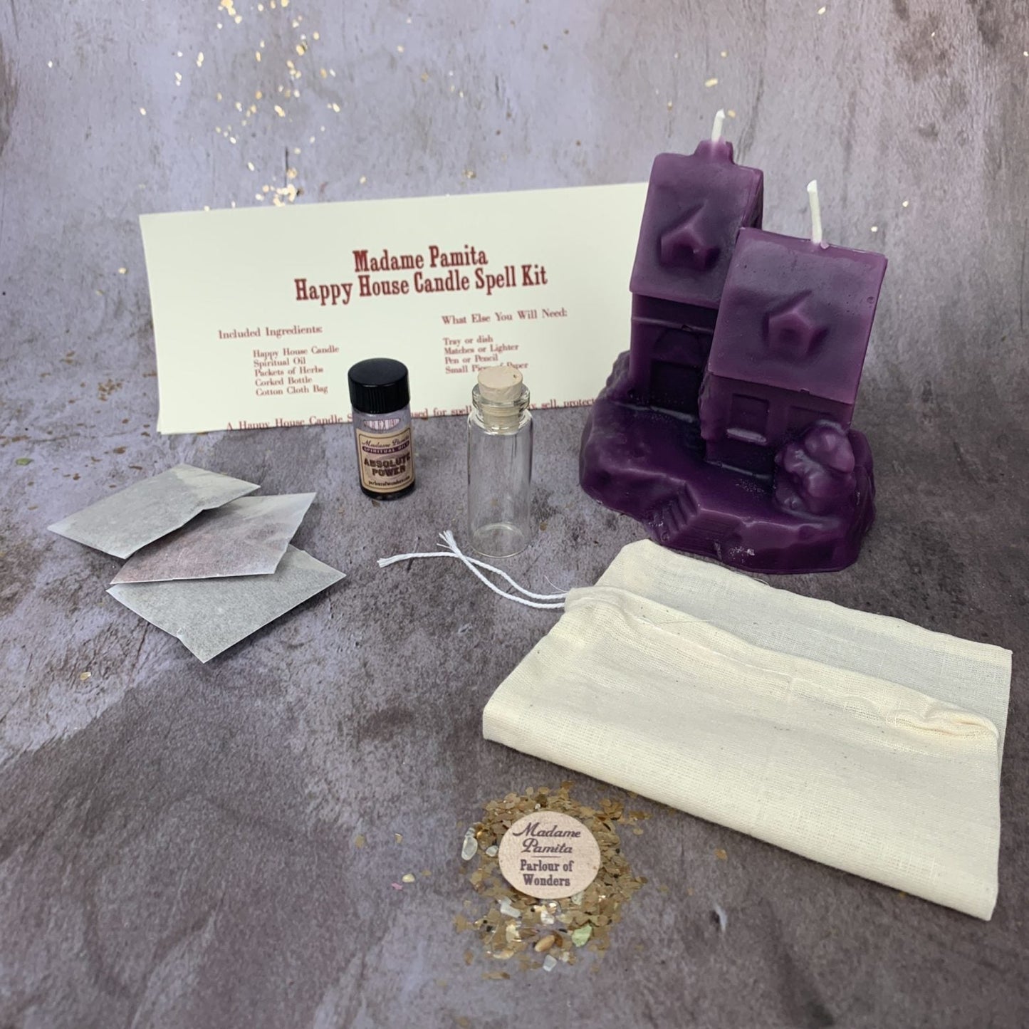 Happy House Candle Spell Kit - Northern Magick Supplies