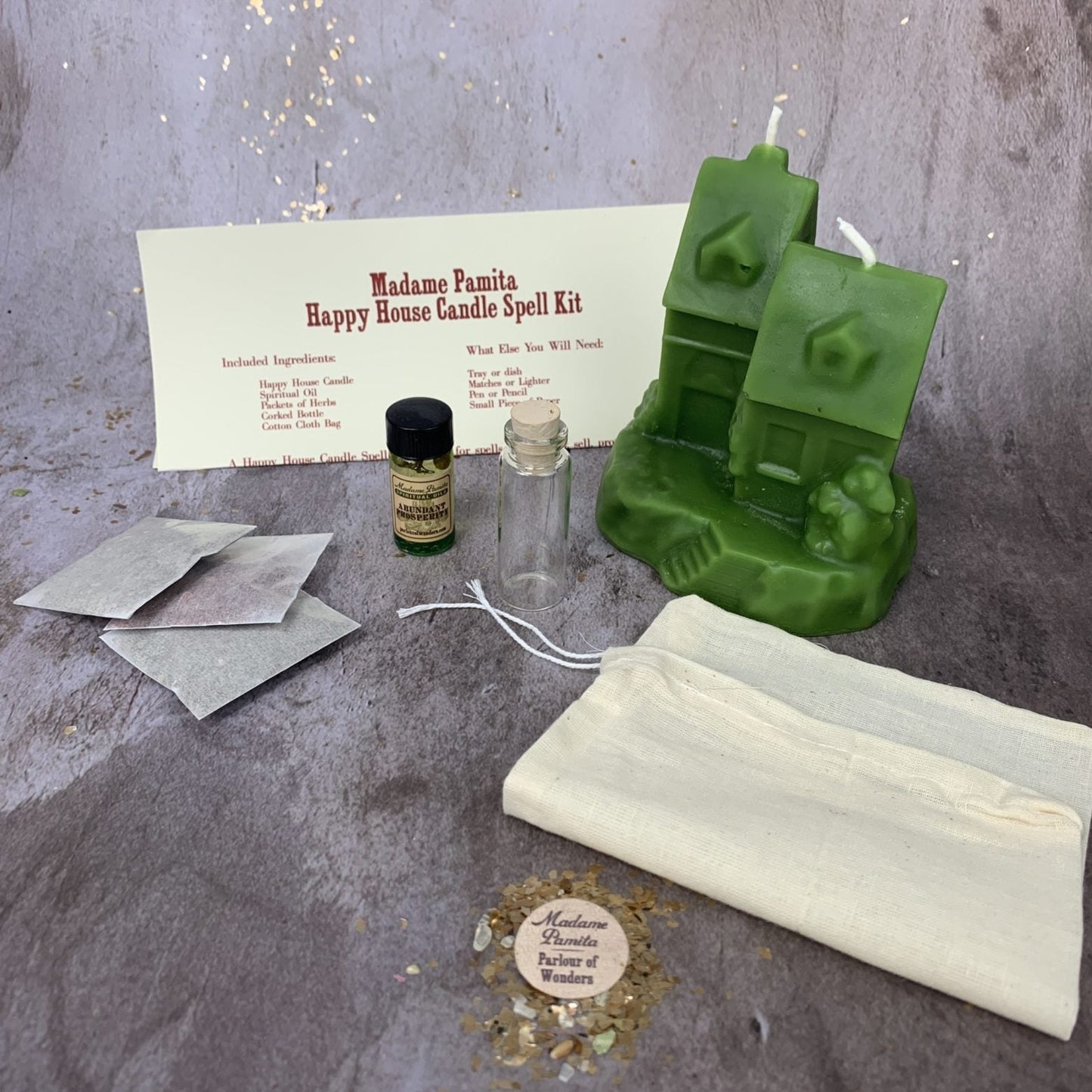 Happy House Candle Spell Kit - Northern Magick Supplies