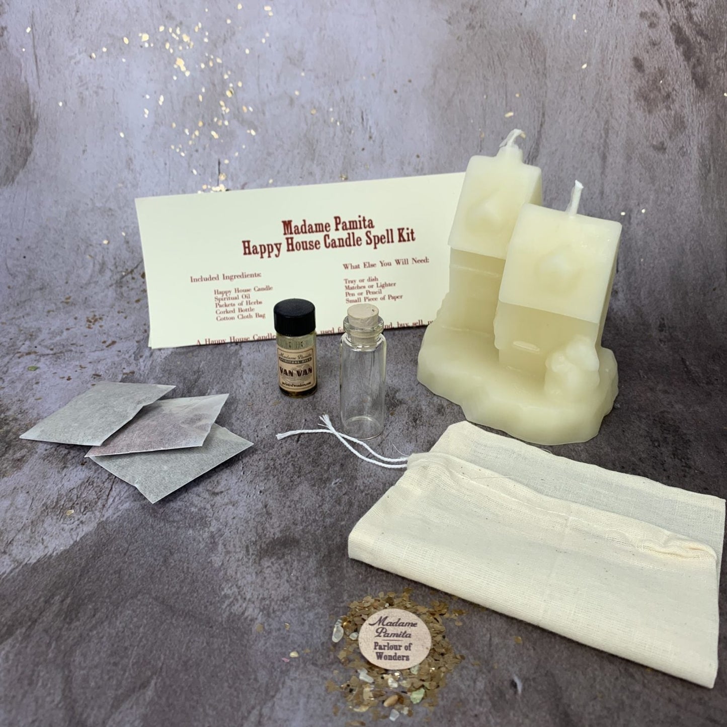 Happy House Candle Spell Kit - Northern Magick Supplies