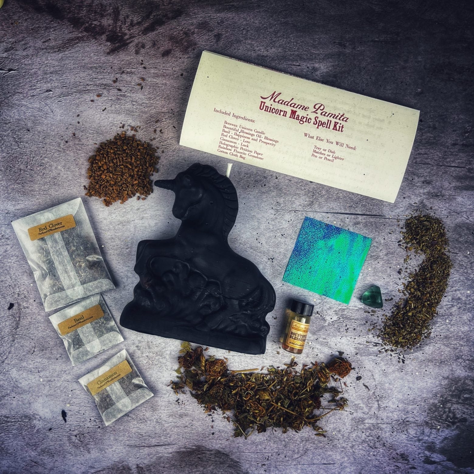 Unicorn Magic Candle Spell Kit - Northern Magick Supplies