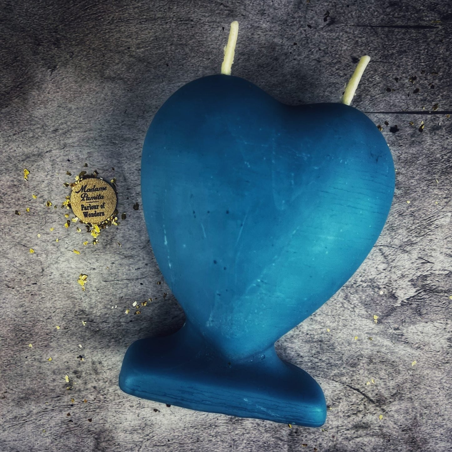Beeswax Twin Flame Love Spell Candle - Soul Mate & True Love Magic - Northern Magick Supplies