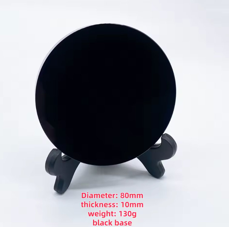 Black Obsidian Mirror