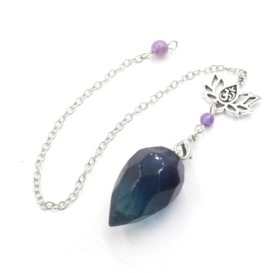 Natural Stone Pendant Crystal Pendulum